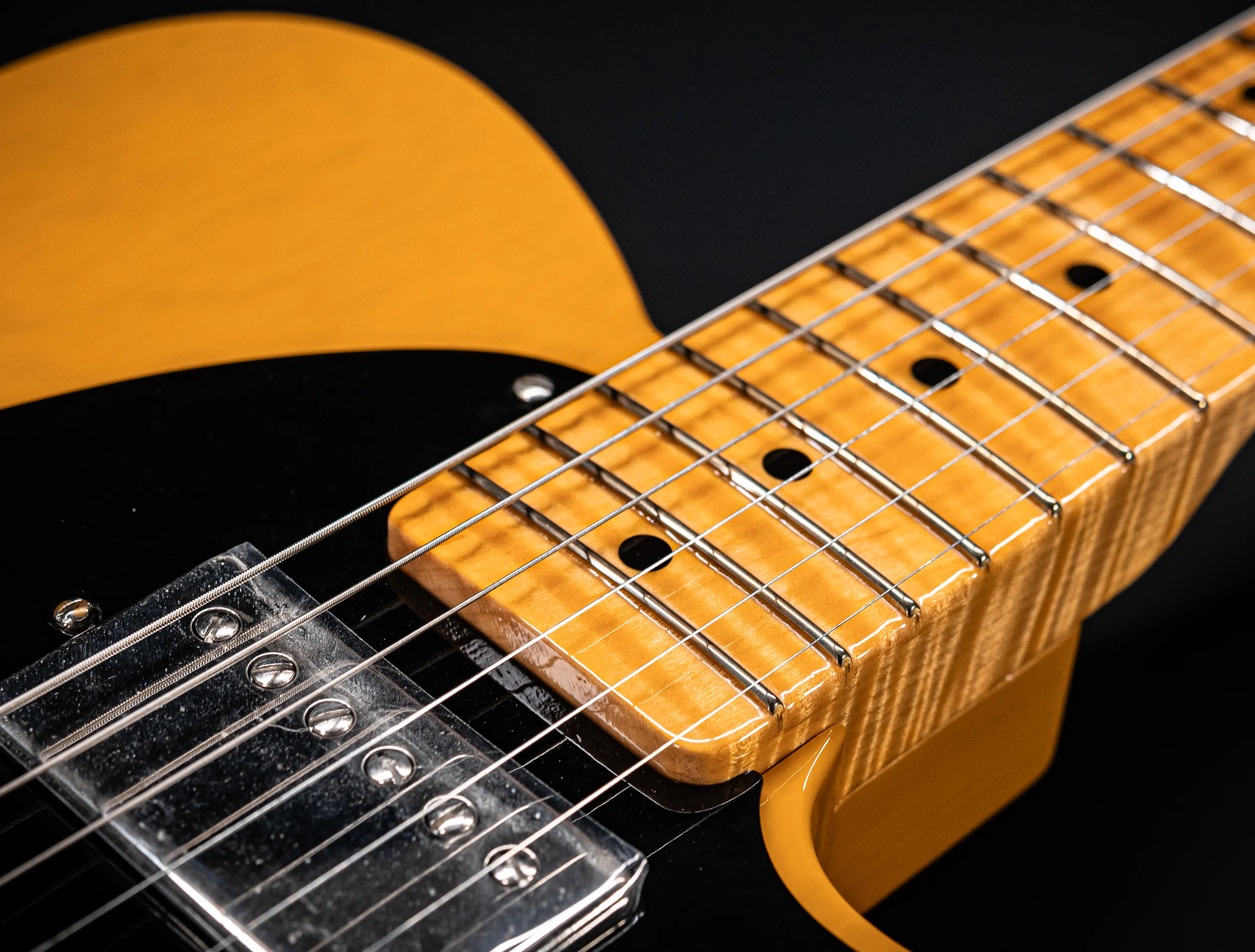 Fender MBD 1952 Humbucker Telecaster GLOSS NOS flame Neck - Butterscotch Blonde