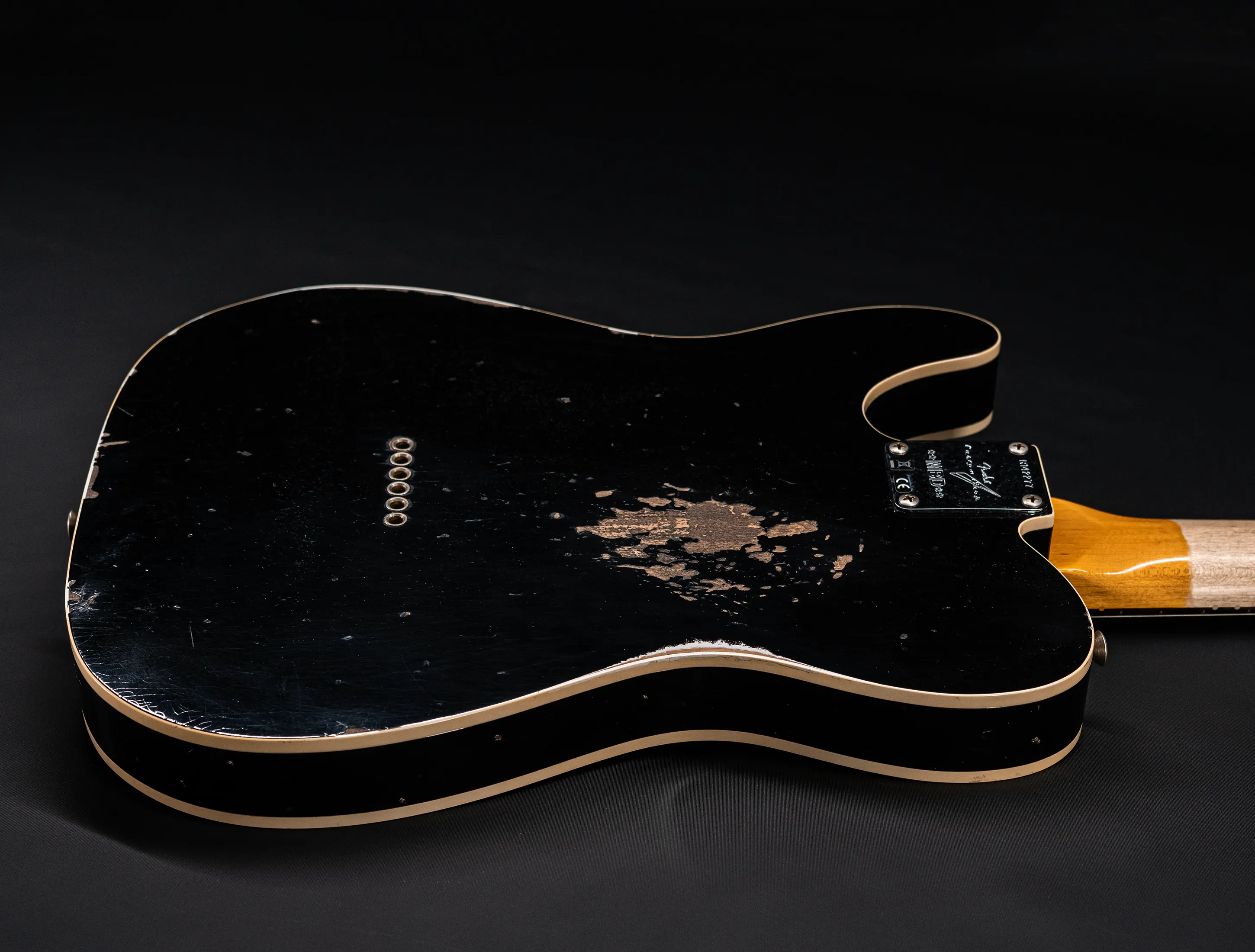 Fender MBD 1963 Telecaster Custom Relic - Black