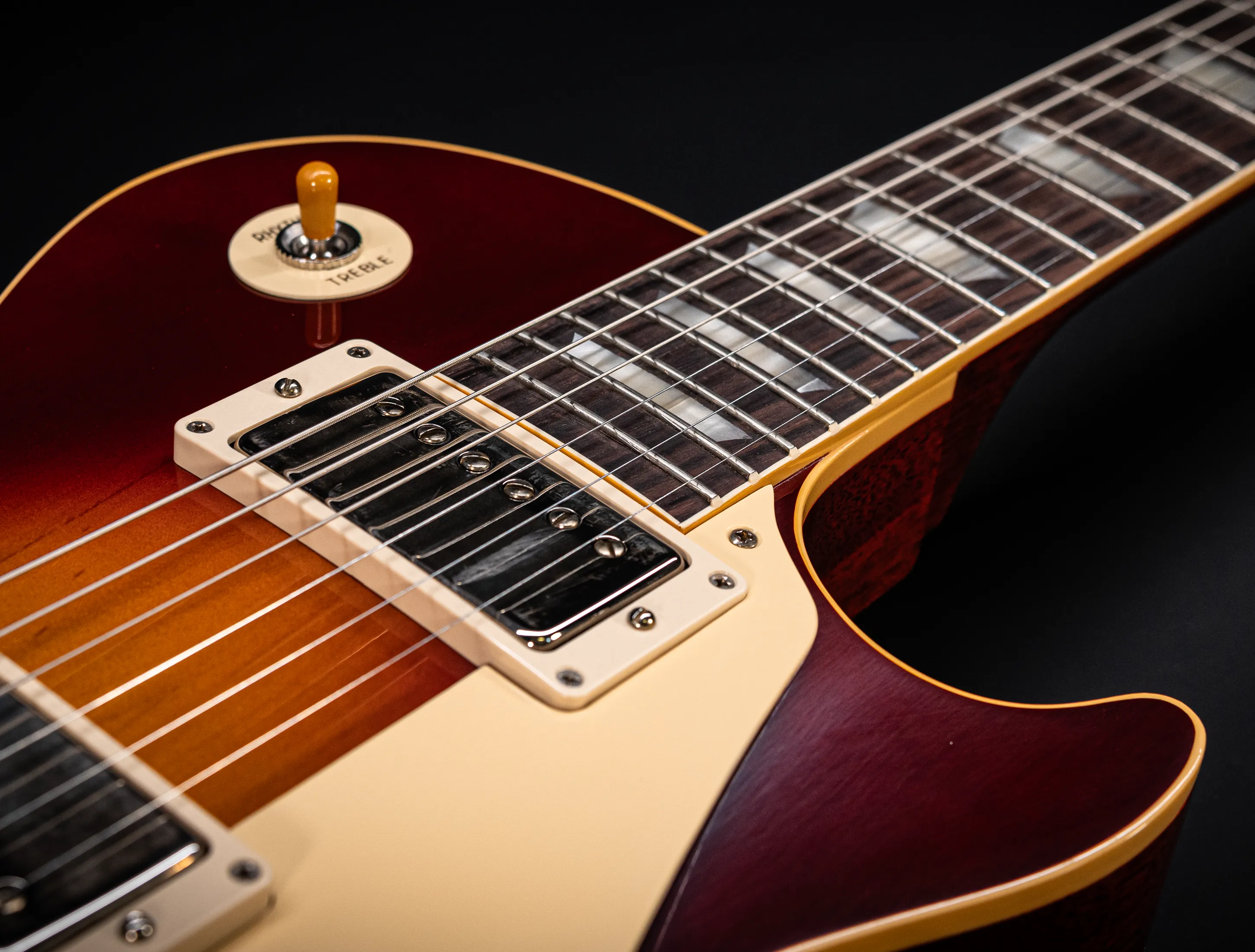 a171877 Gibson Les Paul 1958 Standard Reissue VOS - Bourbon Burst Musikhaus-Hermann