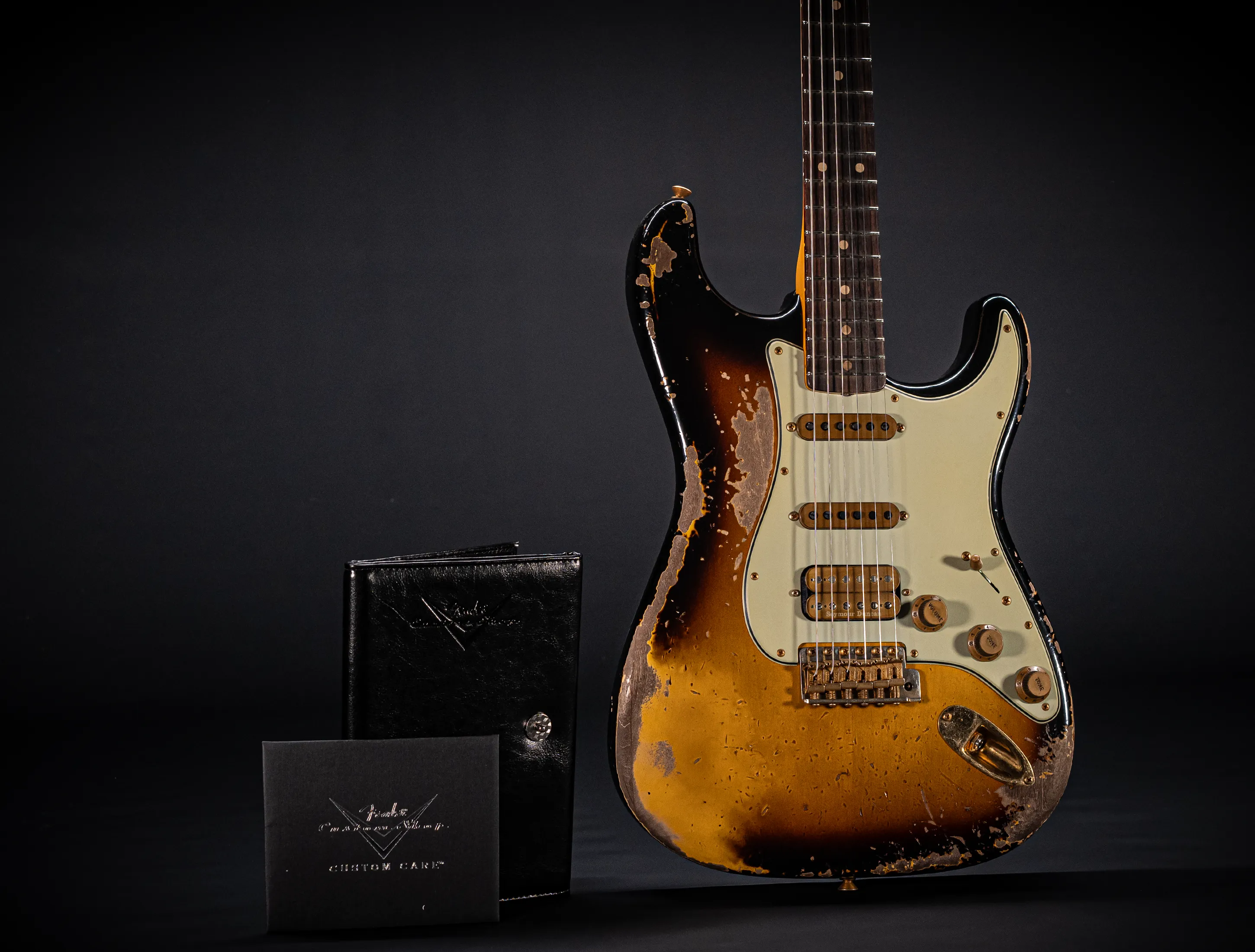 Fender MBD II 1962 Humbucker Stratocaster MIDAS Super Heavy Relic - ALDER Body Sunburst