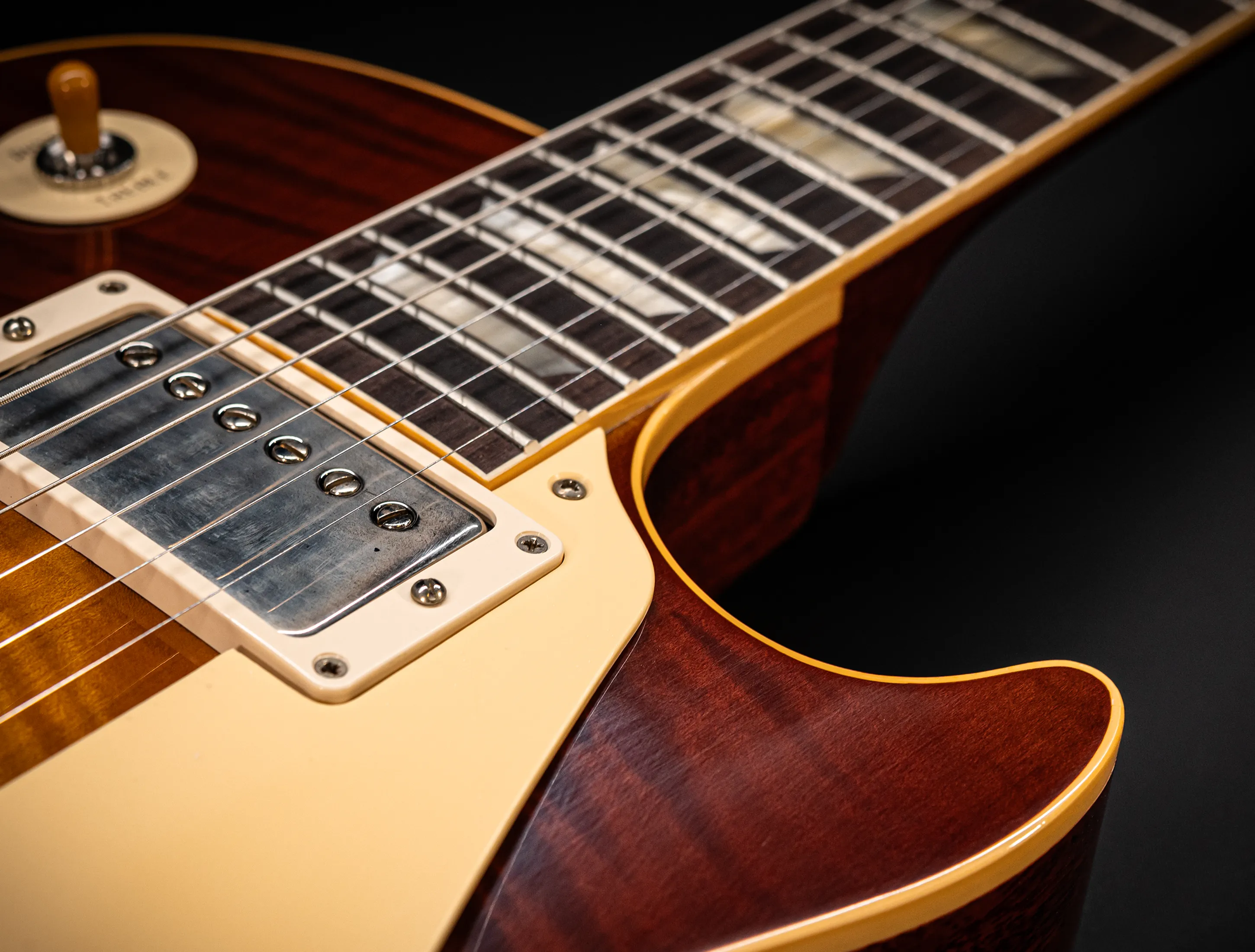 a170787 Gibson Les Paul 1960 Standard Reissue VOS - Iced Tea Burst AAAA Top Musikhaus-Hermann