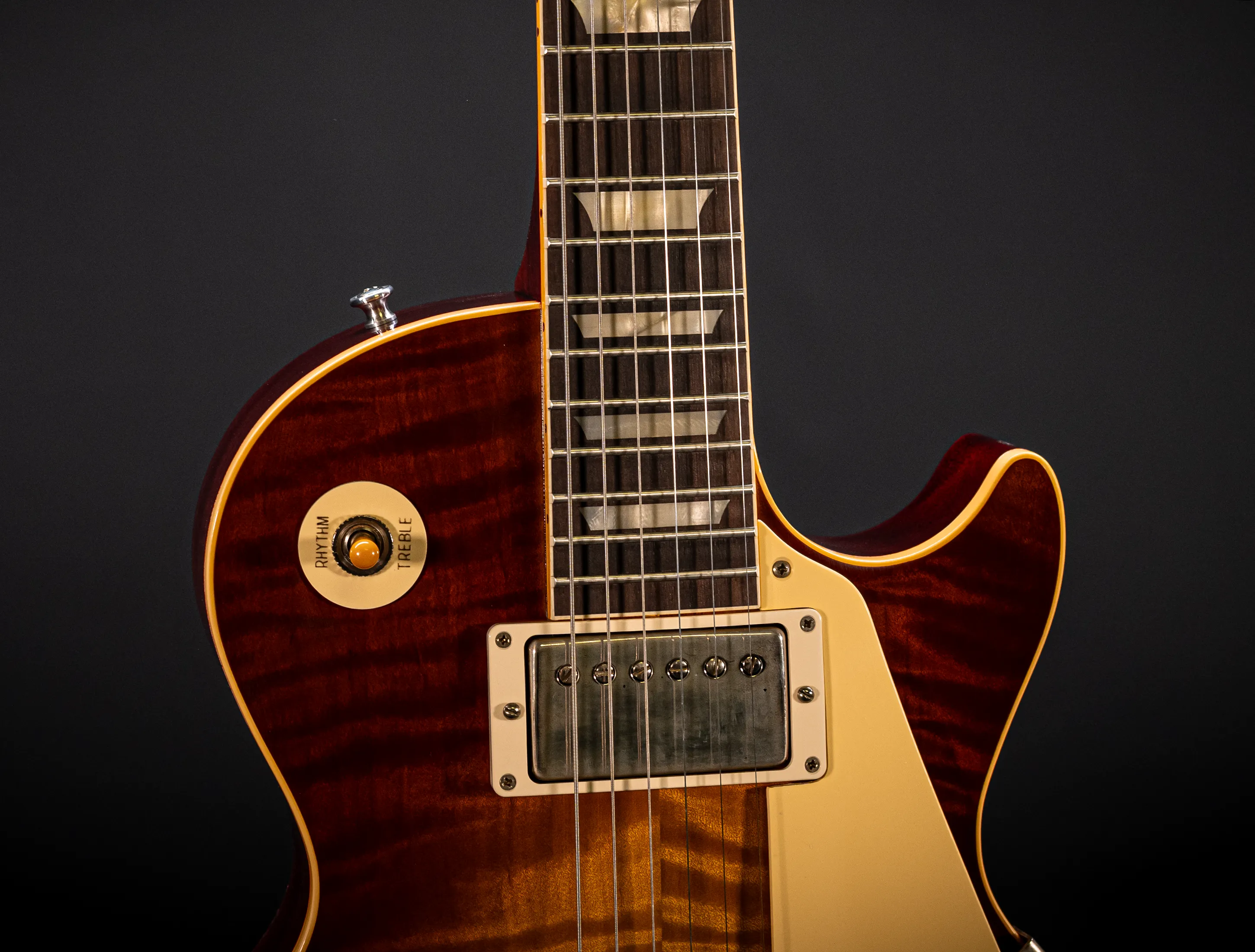 a170812 Gibson Les Paul 1960 Standard Reissue VOS - Iced Tea Burst AAAA Top Musikhaus-Hermann
