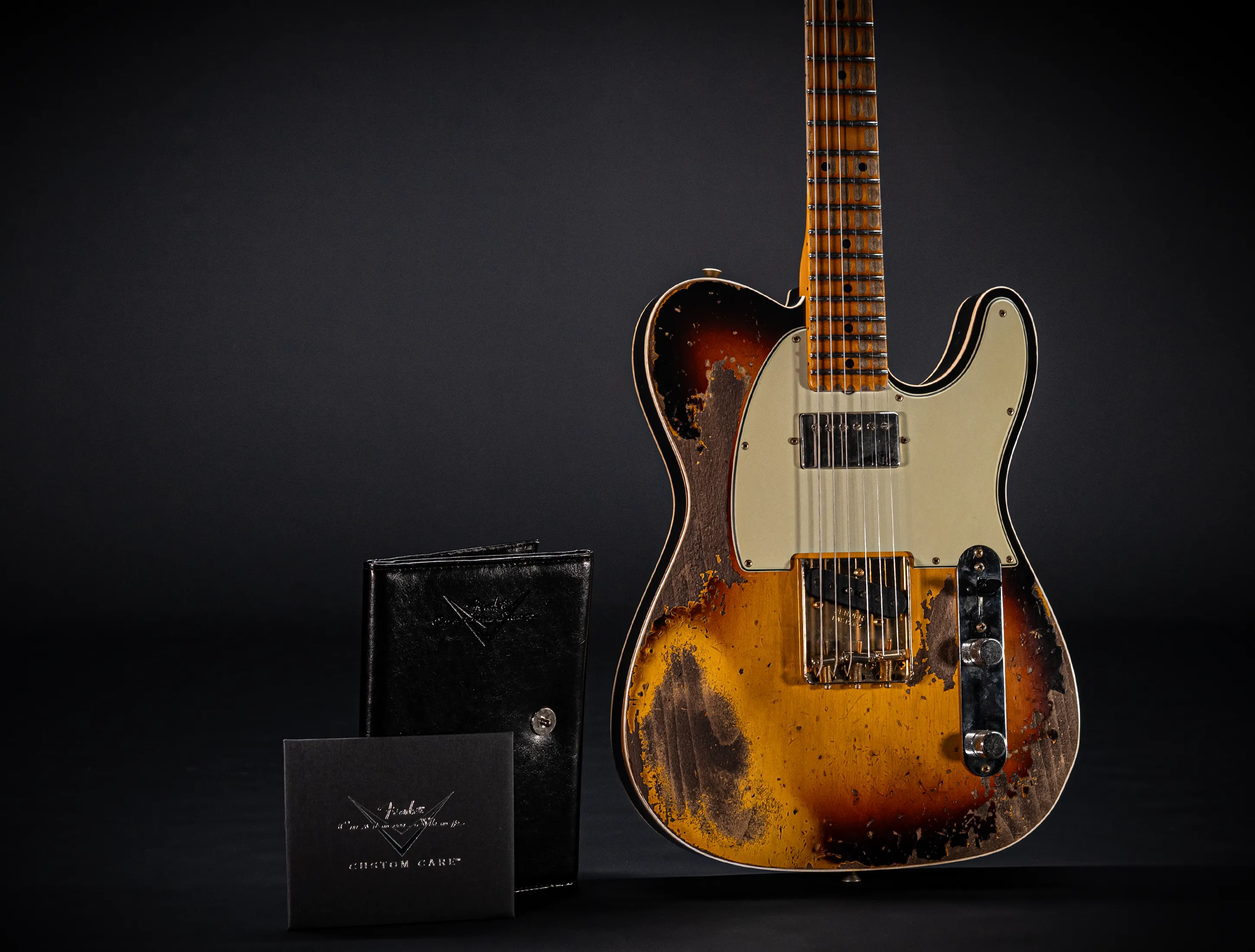 Fender MBD II 1961 Humbucker Telecaster Custom Super Heavy Relic - Sunburst