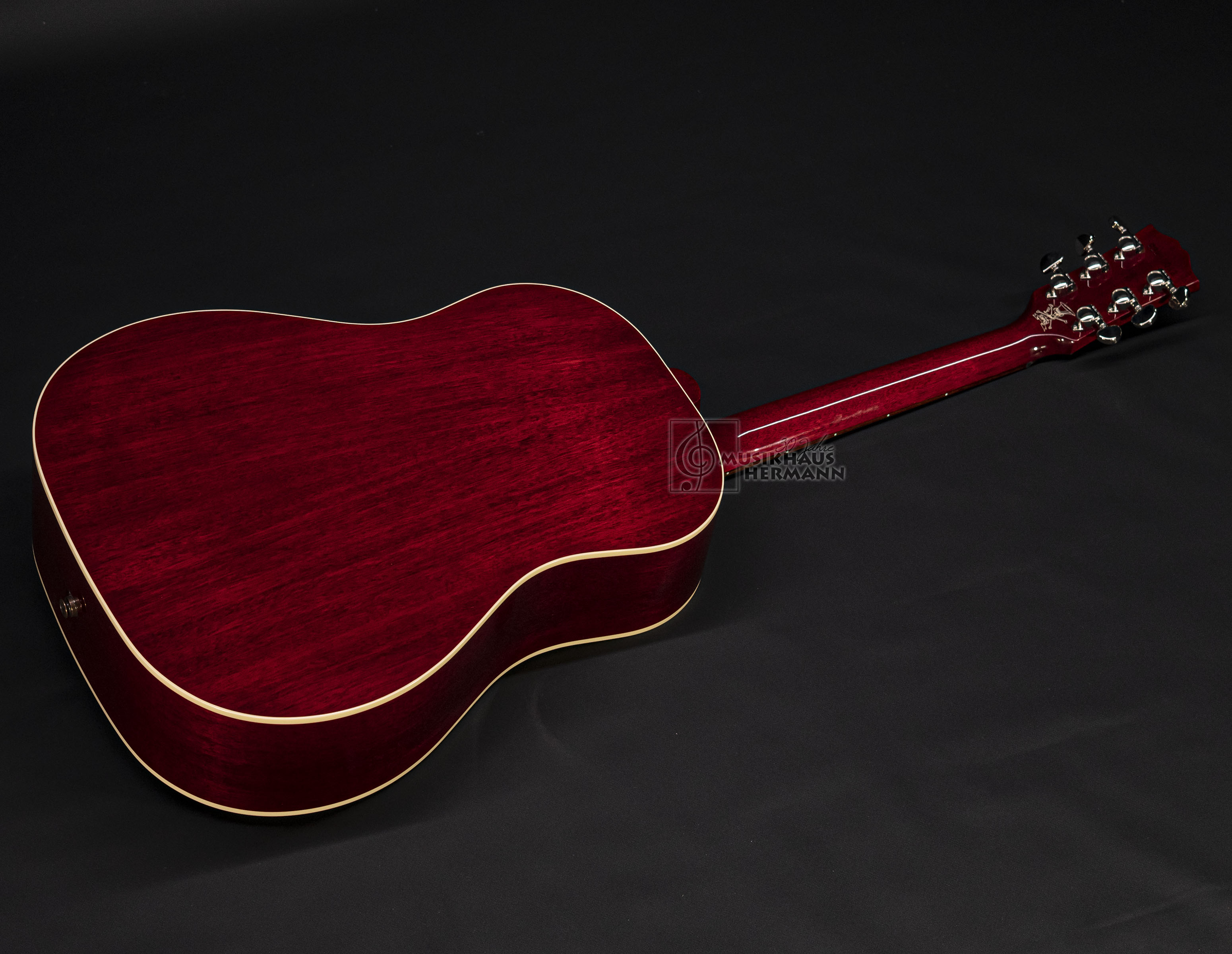 Galerie anzeigen (19 Bilder) a9-1757 gibson-j-45-slash-signature-vermillion-burst