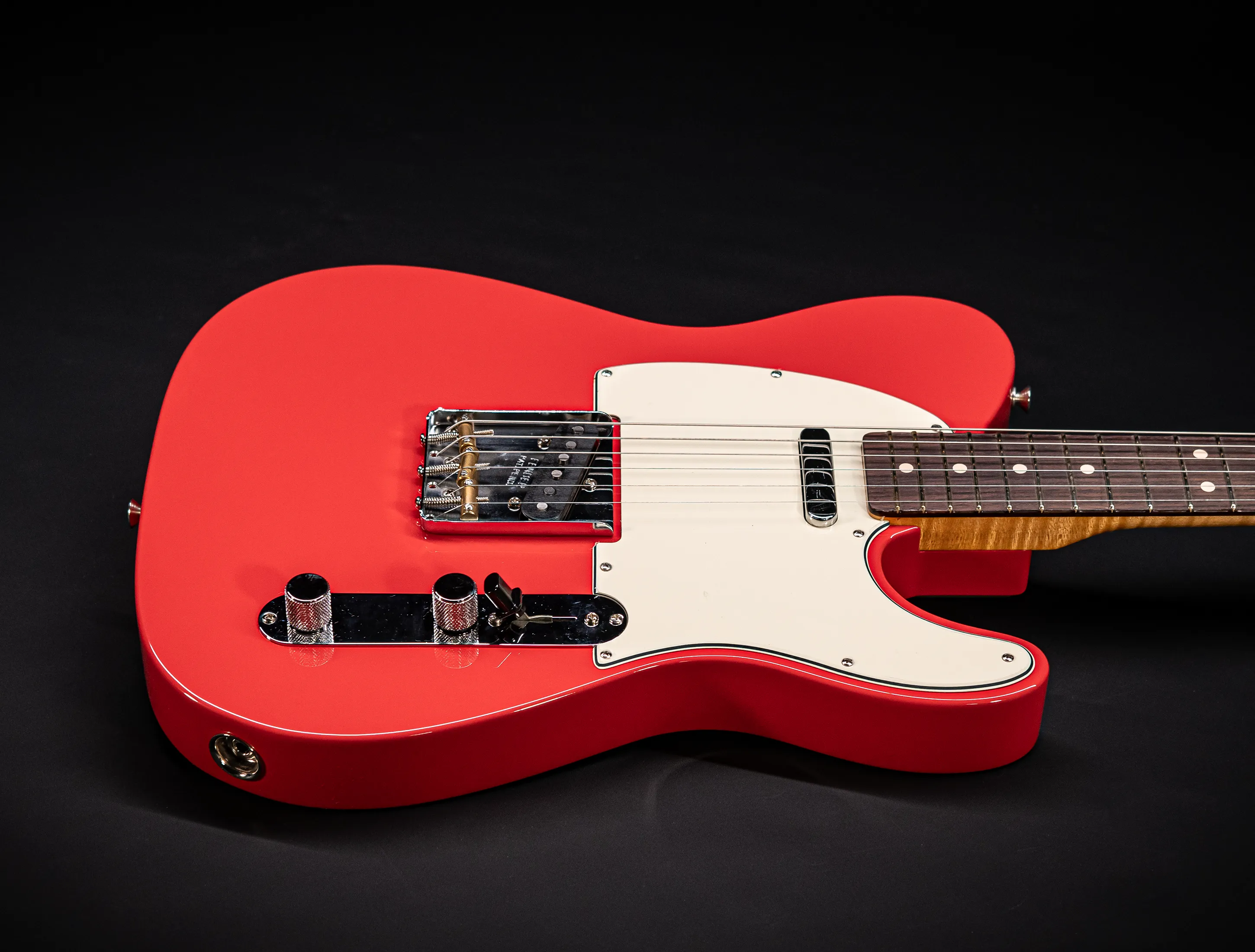 a164299 Fender MBD Limited 1963 Telecaster Timeless NOS flame Neck - Fiesta Red