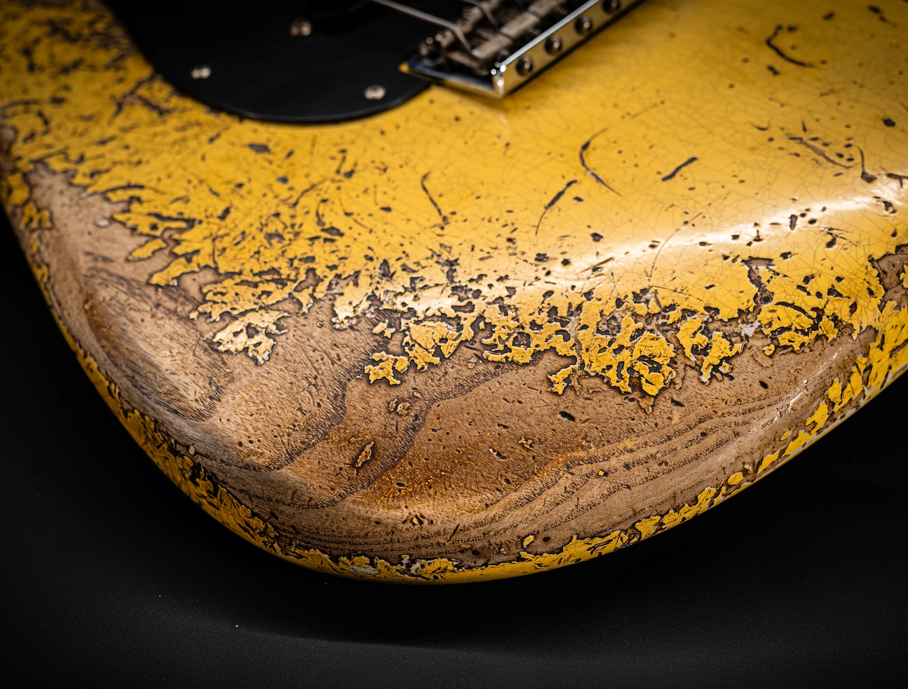 Fender MBD II 1962 Stratocaster MIDAS Super Heavy Relic - ASH Body Graffity Yellow