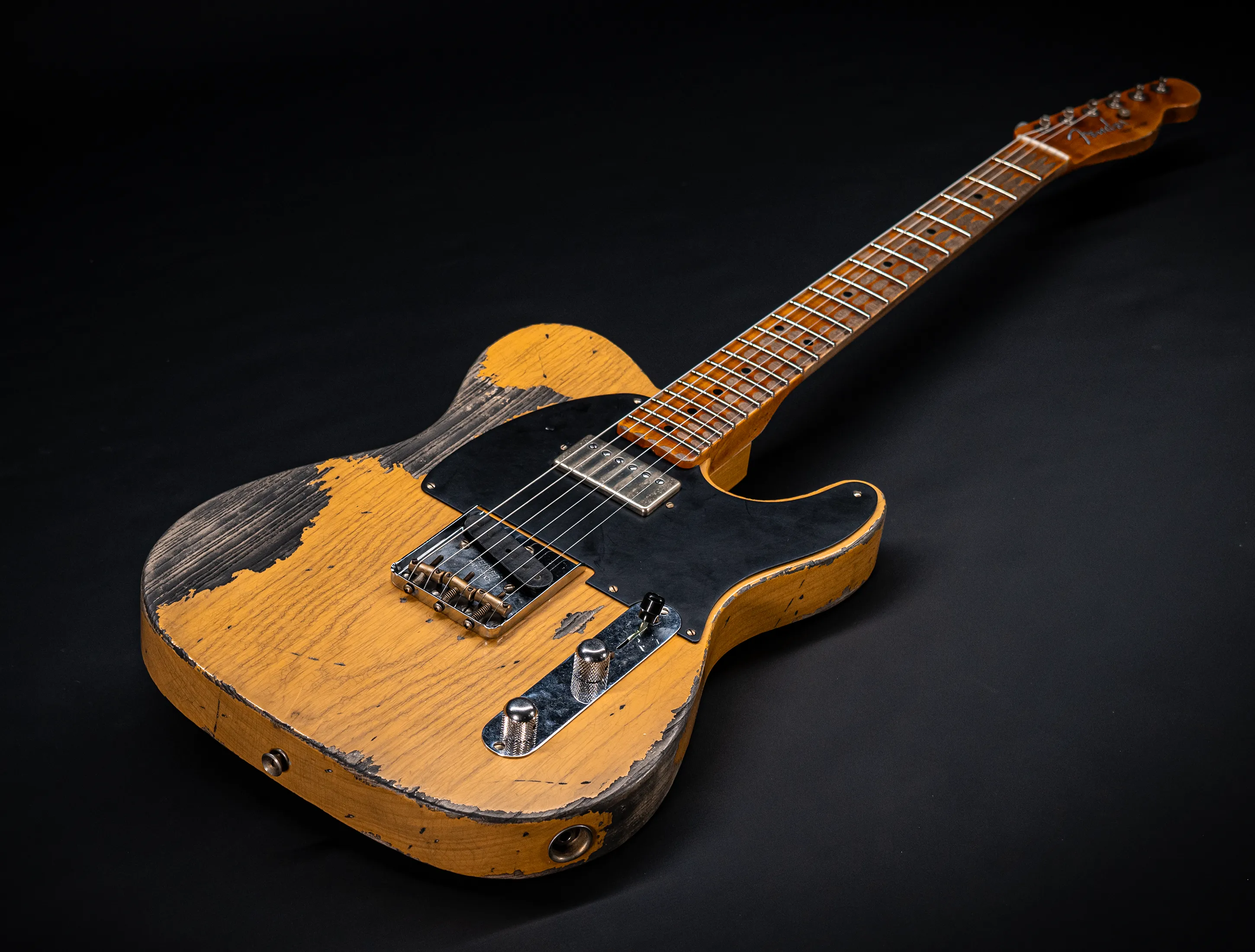 Fender MBD II 1952 Humbucker Telecaster Super Heavy Relic 1pc. Ash Body - Butterscotch Blonde