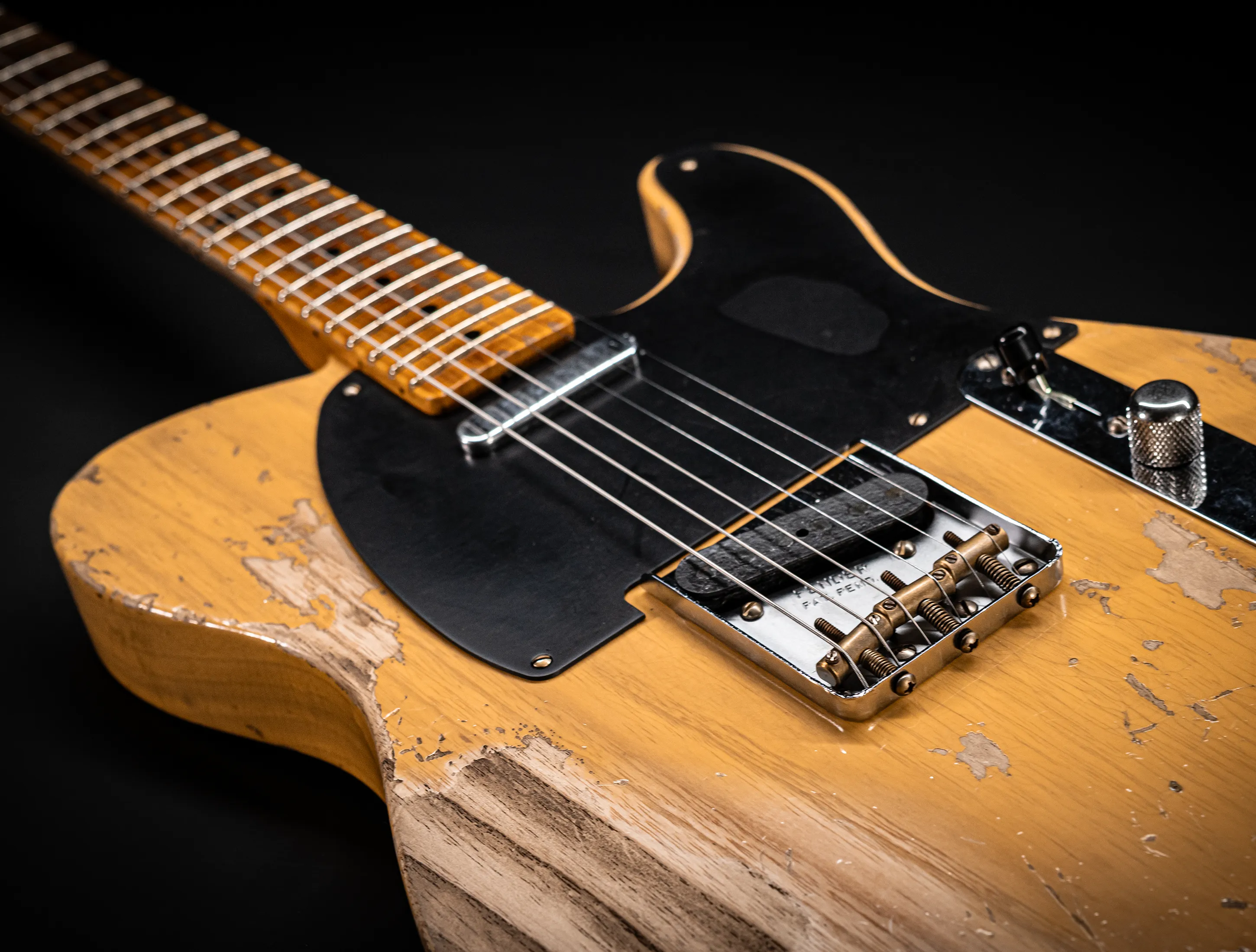 Fender MBD II 1952 Telecaster Super Heavy Relic 1pc. Ash Body - Butterscotch Blonde