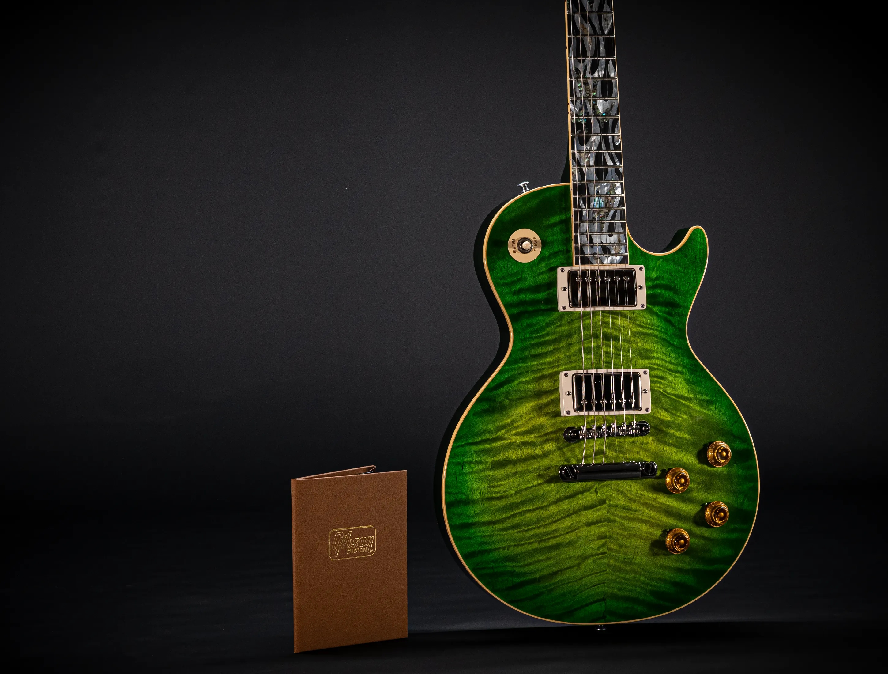 Gibson Les Paul 1959 Standard GLOSS Iguana Phönix Flames ONE-OF-A-KIND