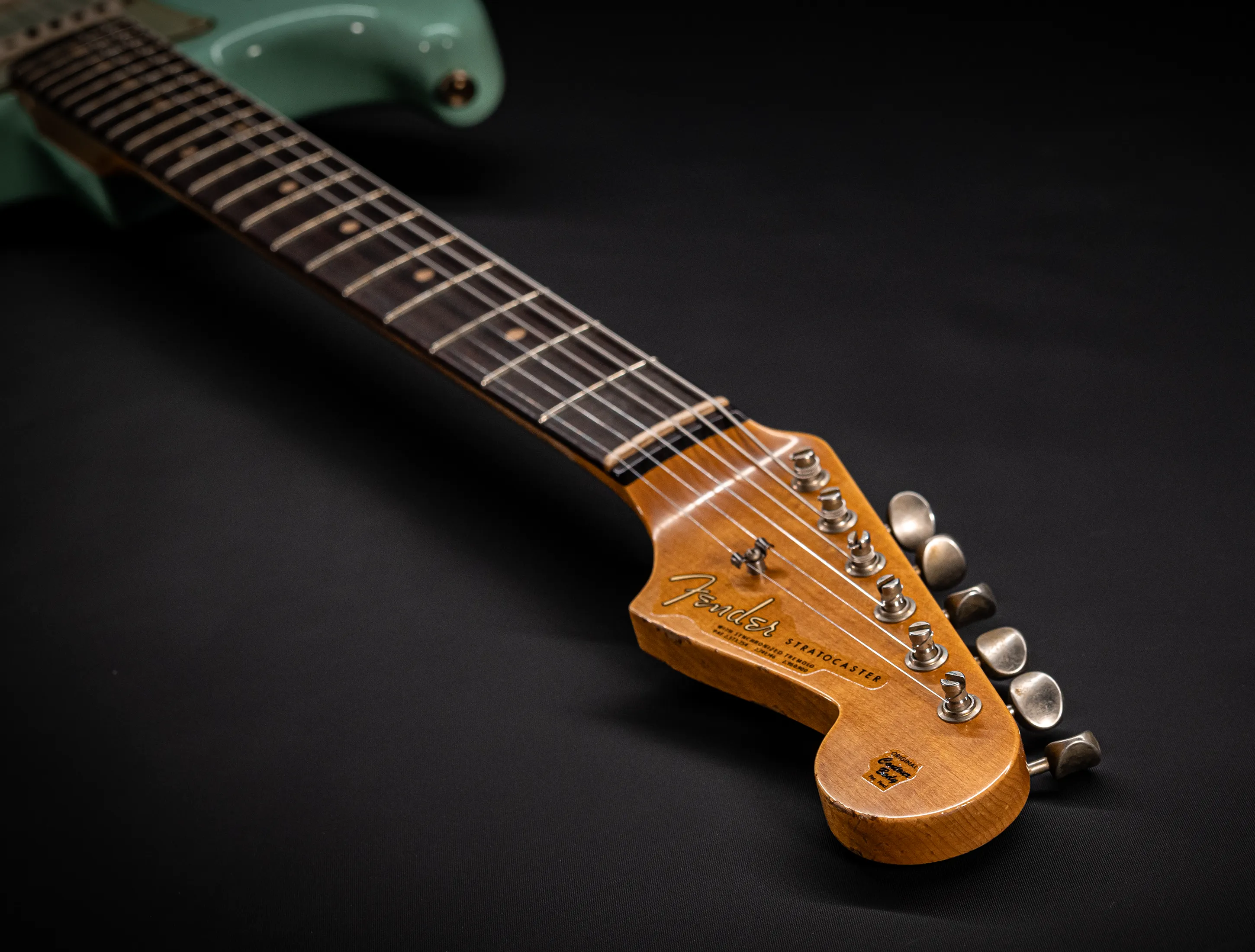 Fender MBD 1963 Stratocaster Relic - Aged Surf Green