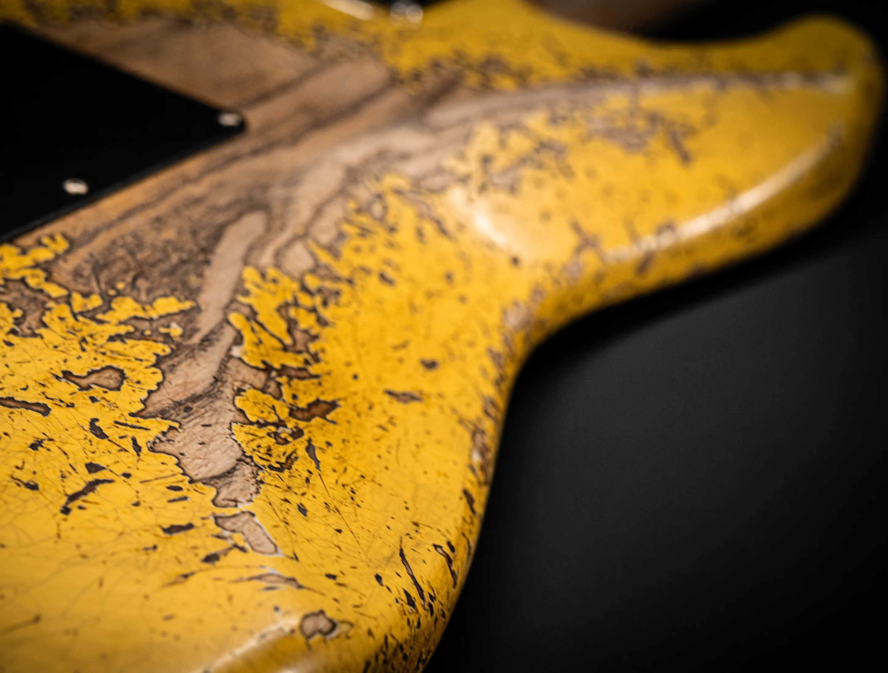Fender MBD II 1962 Stratocaster MIDAS Super Heavy Relic - ASH Body Graffity Yellow