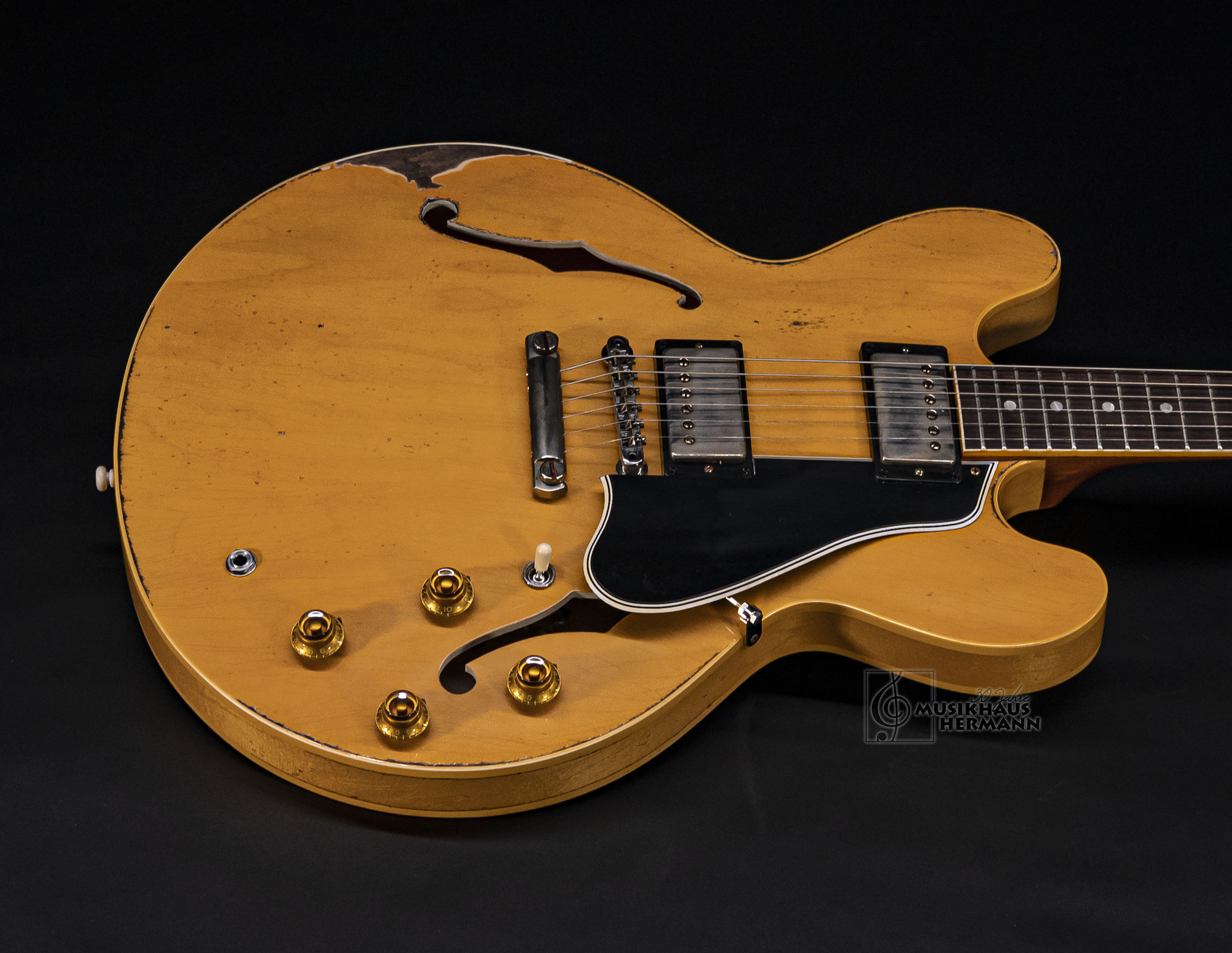 Show gallery (25 images) a10-3345-gibson-1959-es-335-vintage-natural-ultra-heavy-aged