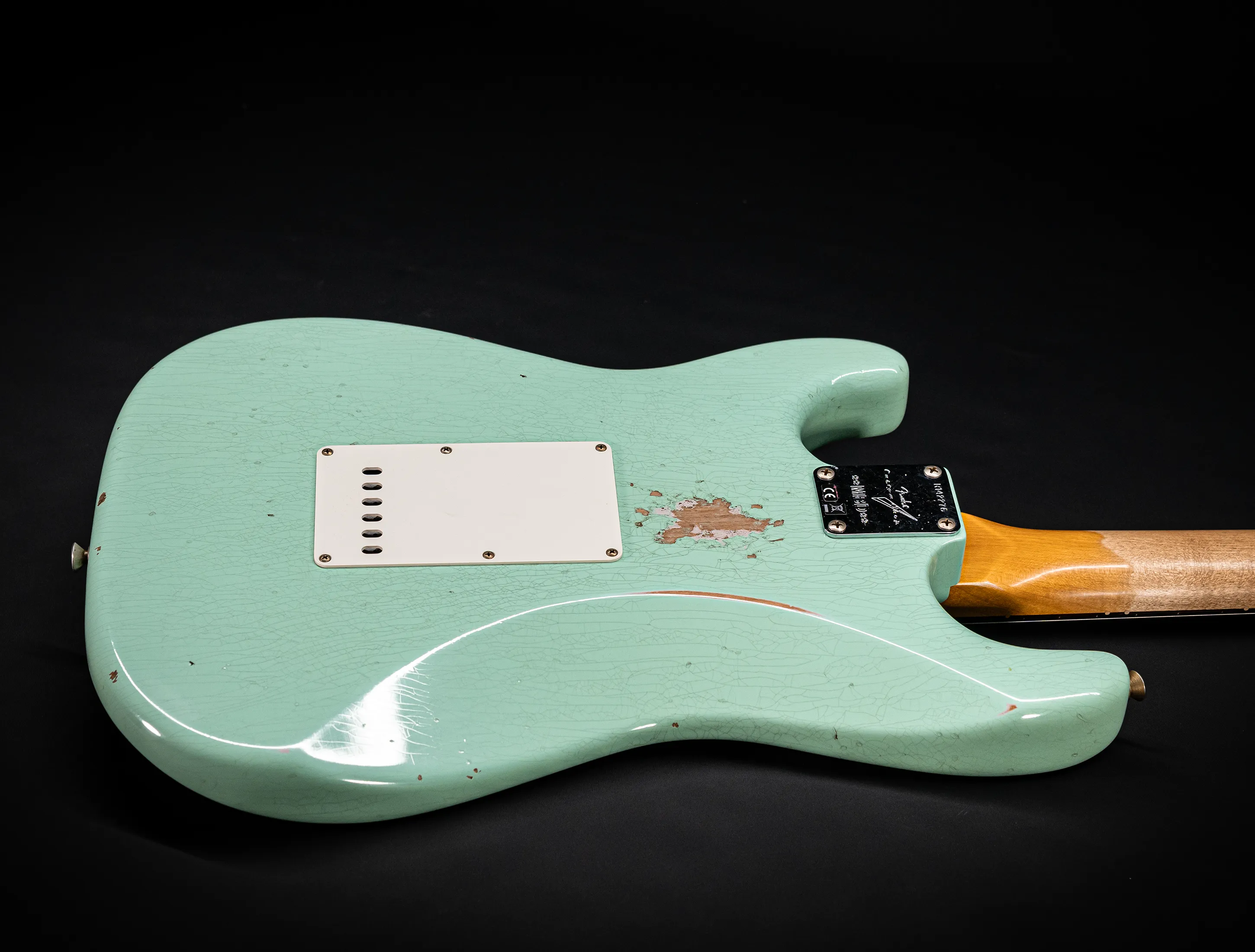 Fender MBD 1963 Stratocaster Relic - Aged Surf Green