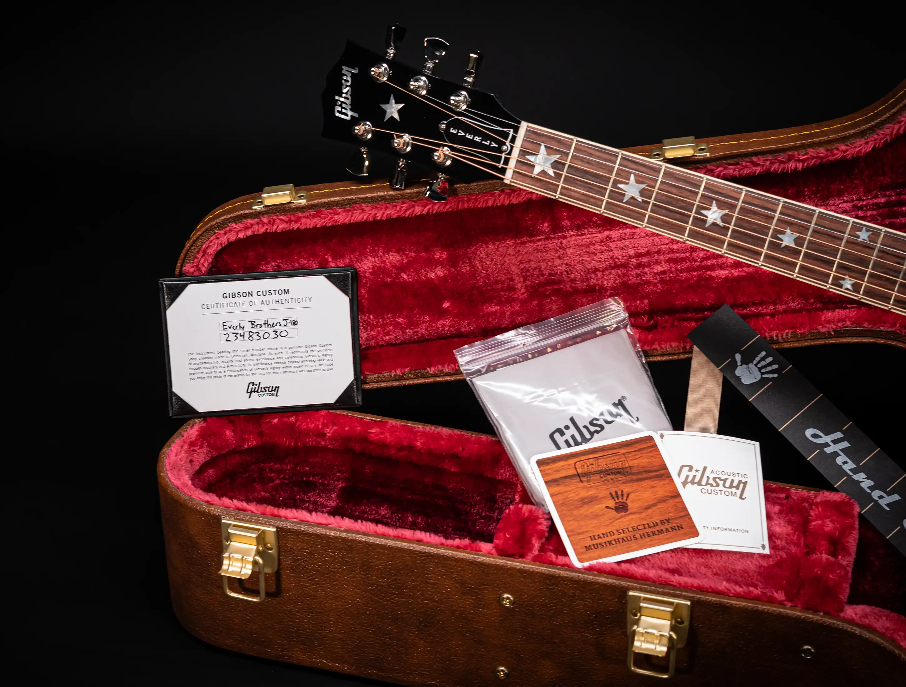 Show gallery (25 images) a156184 Gibson Everly Brothers J-180 Ebony