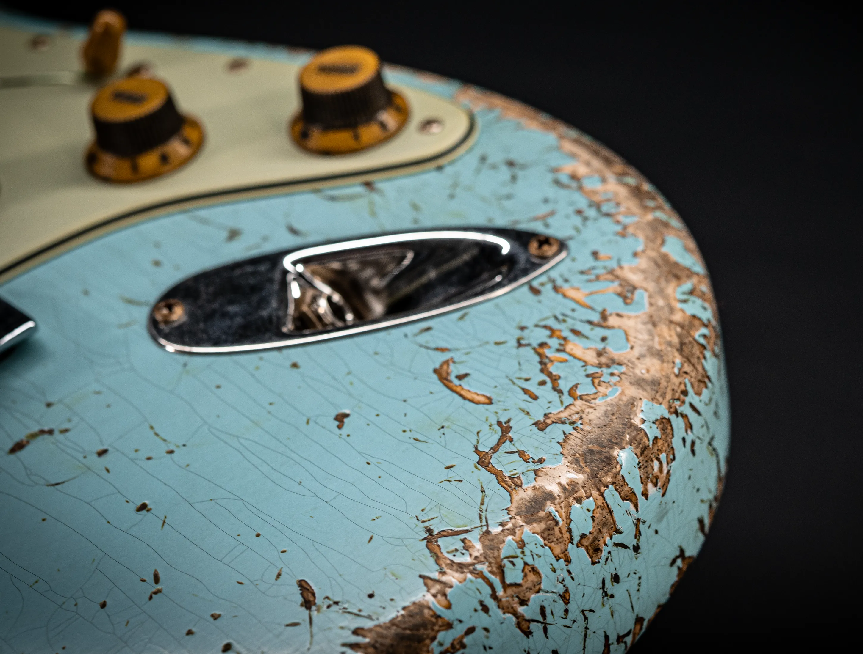 Fender MBD II 1962 Stratocaster MIDAS Super Heavy Relic - ASH Body Daphne Blue