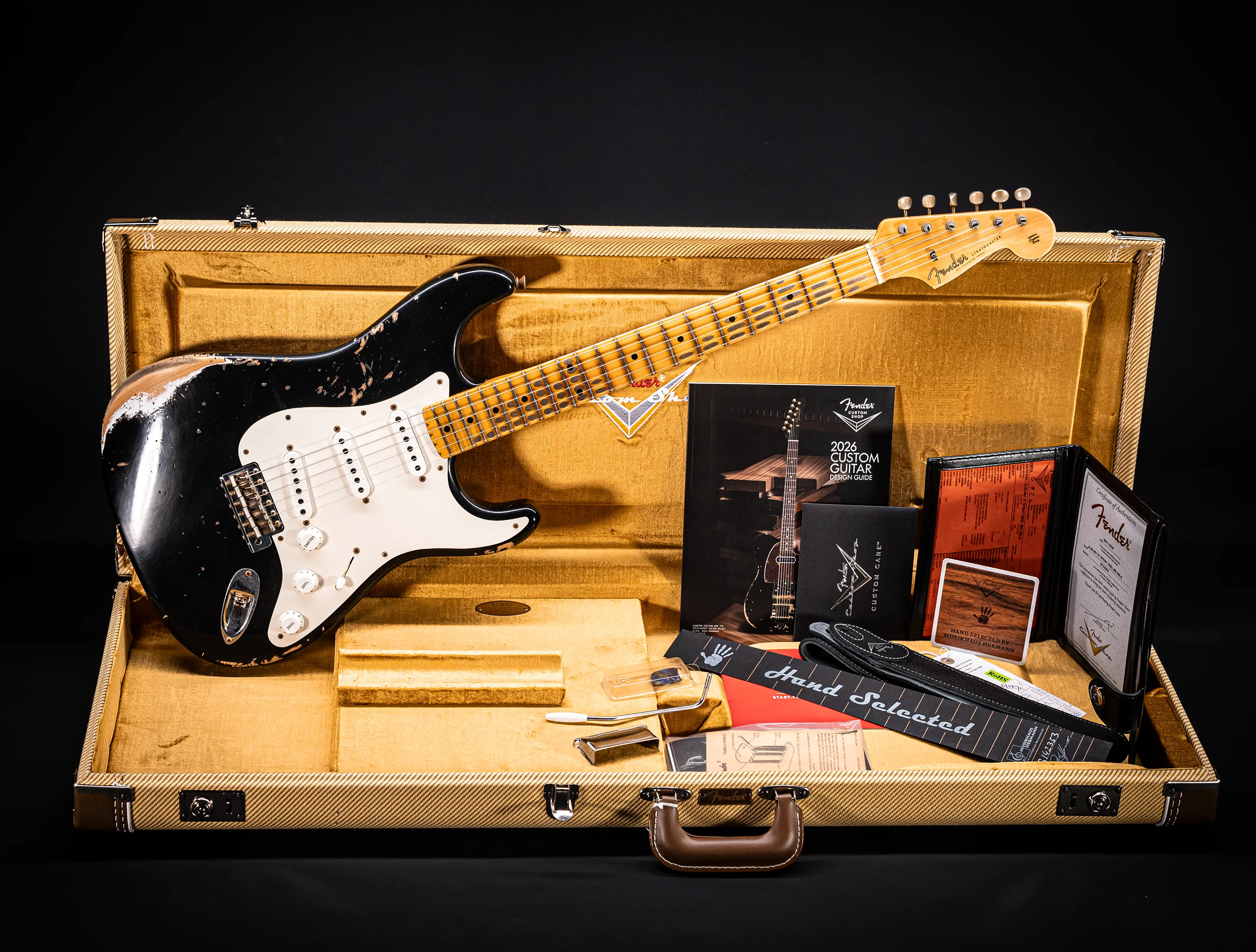 Fender MBD Limited 1957 Stratocaster Heavy Relic - Black