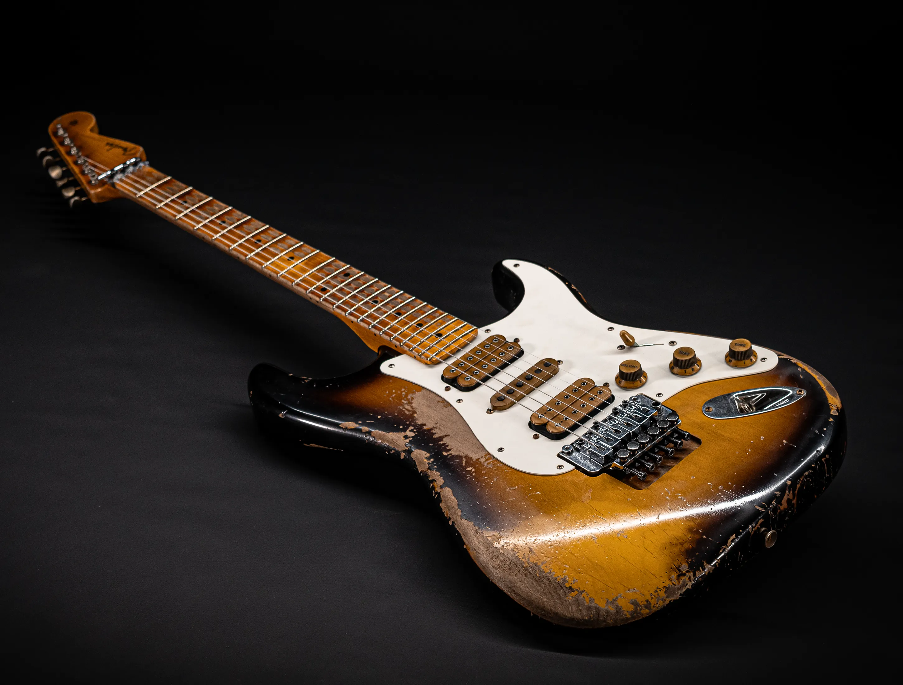 Fender MBD II 1956 FLOYD ROSE Stratocaster MIDAS Super Heavy Relic - Sunburst