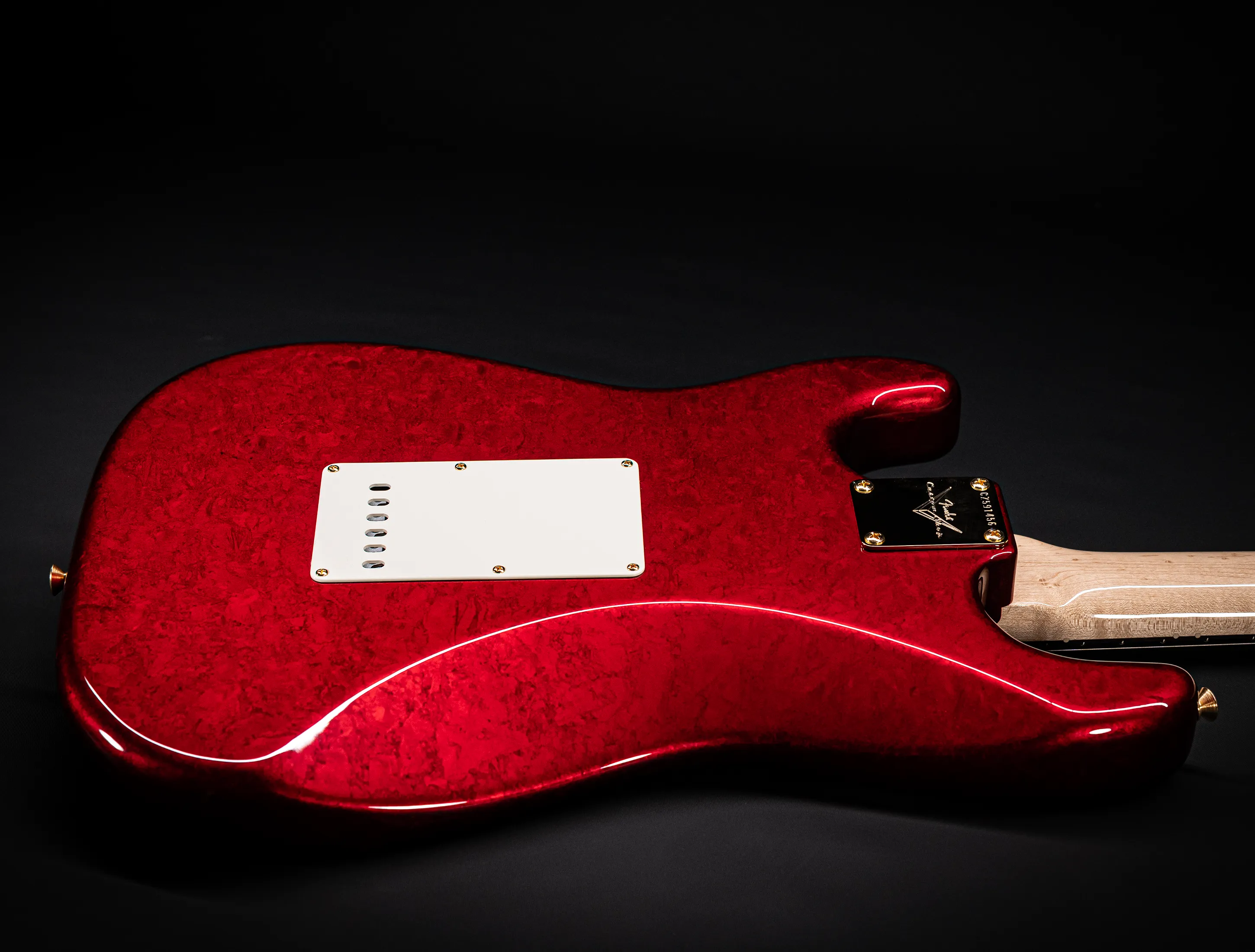 Fender Senior Masterbuilt Dale Wilson 1960 Stratocaster - Candy Apple Red Over 24K Gold Leaf