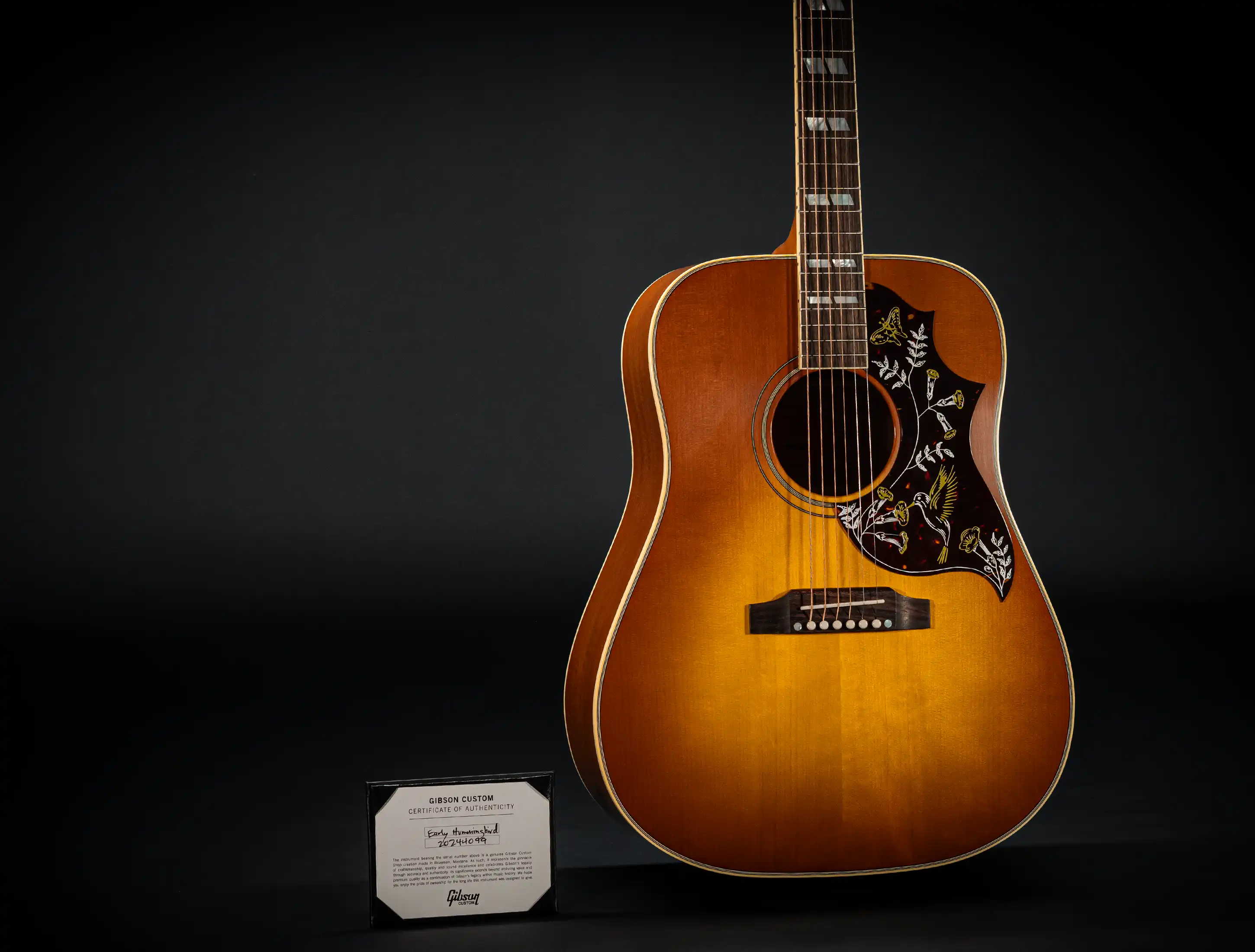 Gibson Hummingbird EARLY 60`s Golden Era Custom Shop Adirondack - Heritage Sunburst