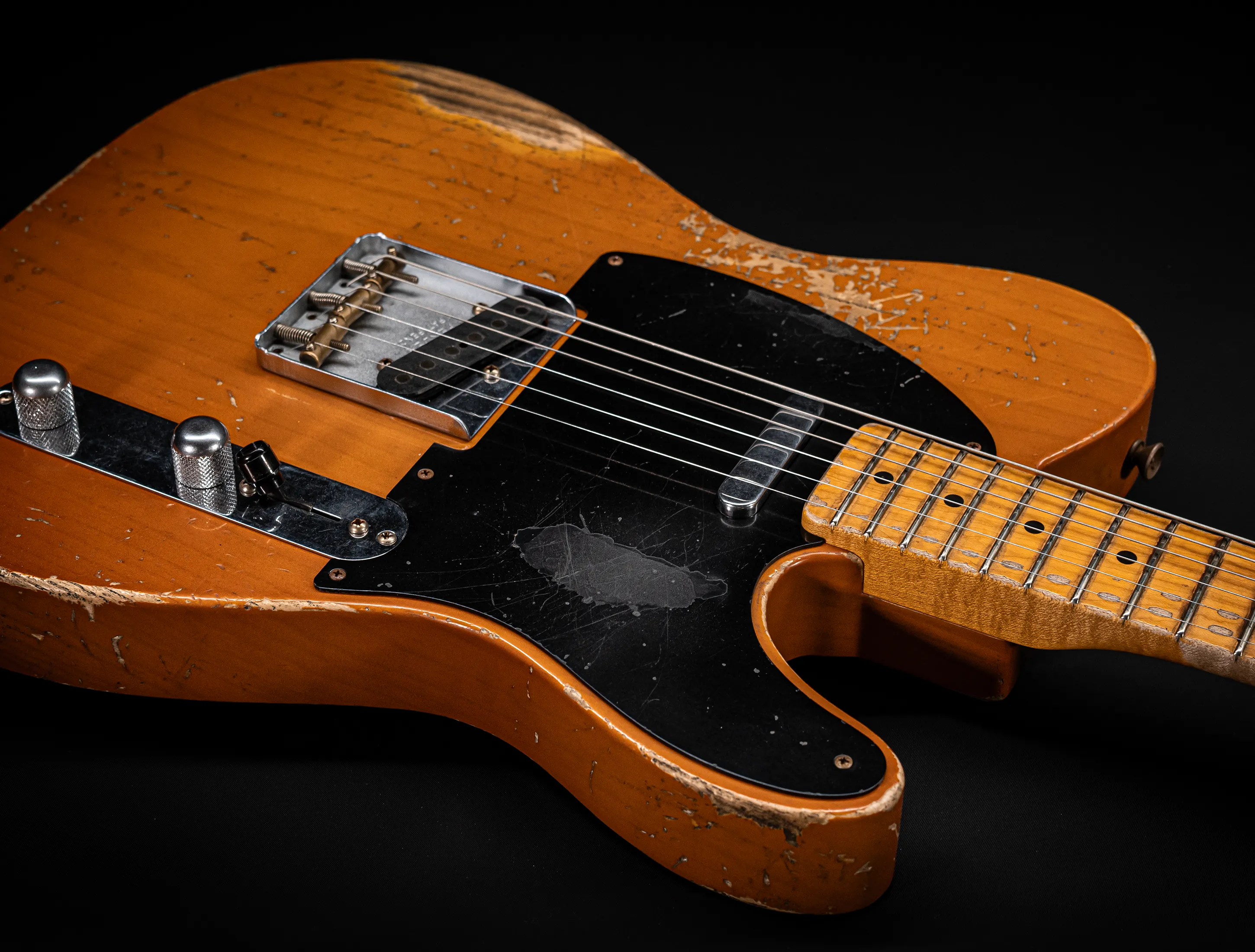 Fender Senior Masterbuilt Jason Smith 1952 Telecaster Heavy Relic - 1pc Ash Butterscotch Blonde