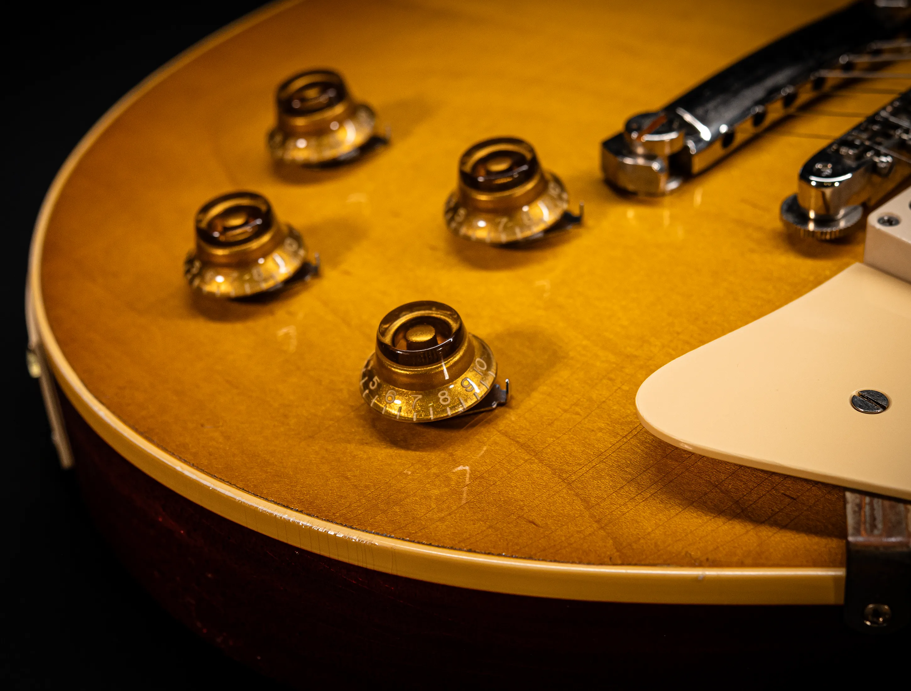 a171394 Gibson Les Paul 1958 Standard Reissue Murphy Lab Lemon Burst Light Aged Musikhaus-Hermann