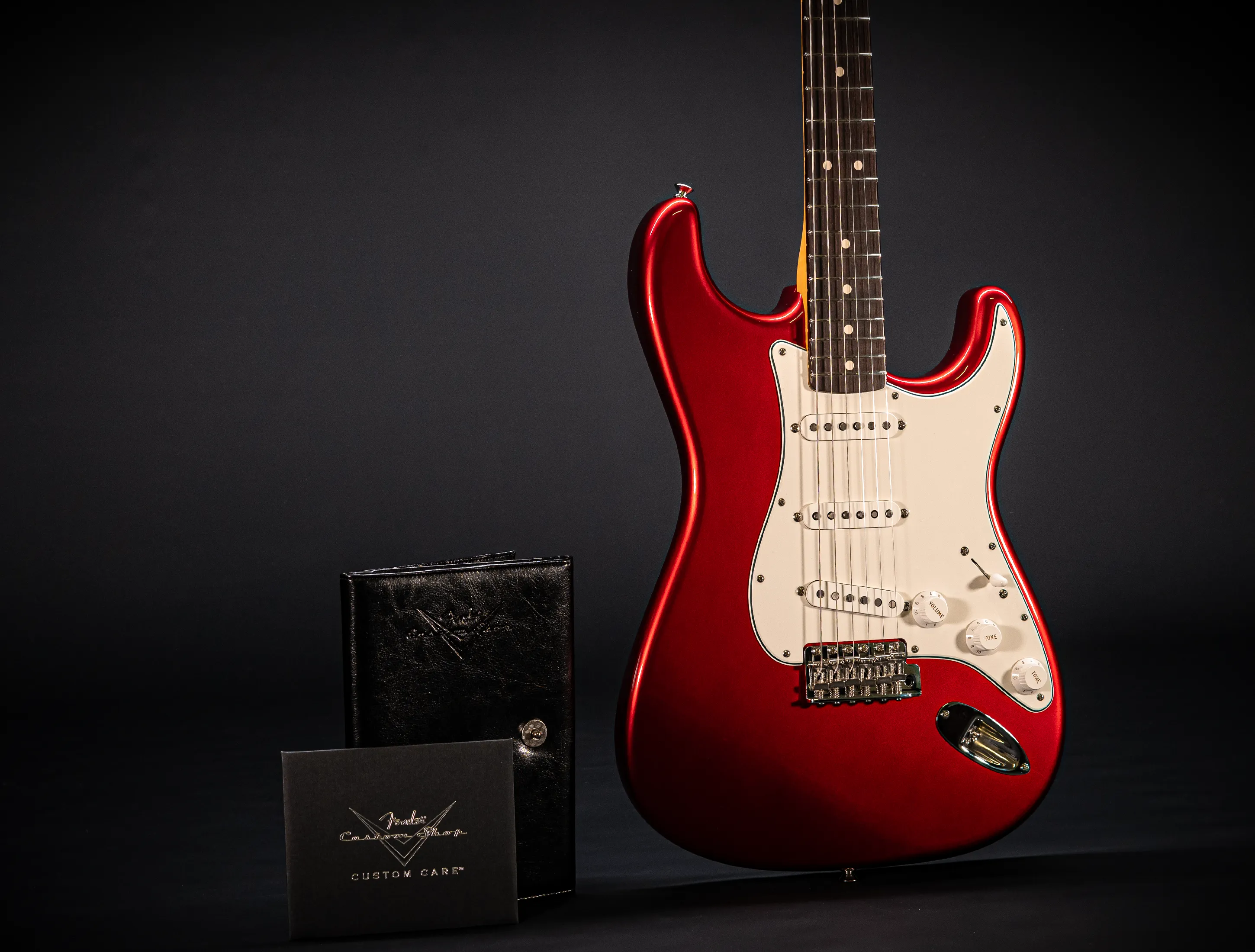 Fender MBD Limited 1963 Stratocaster Timeless NOS flame Neck - Candy Apple Red