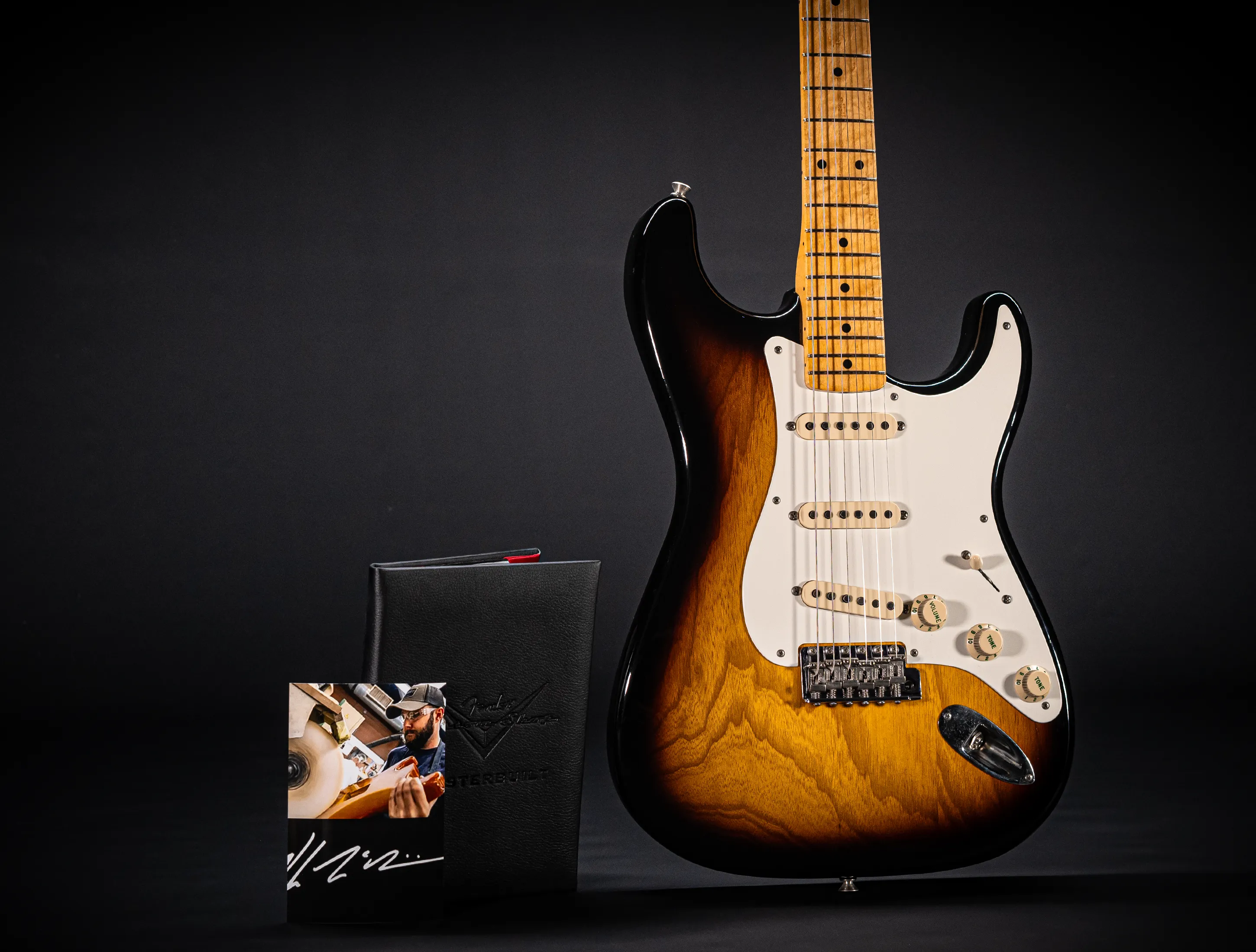 Fender Masterbuilt Kyle McMillin 1955 Stratocaster Closet Classic Ash Body - Sunburst
