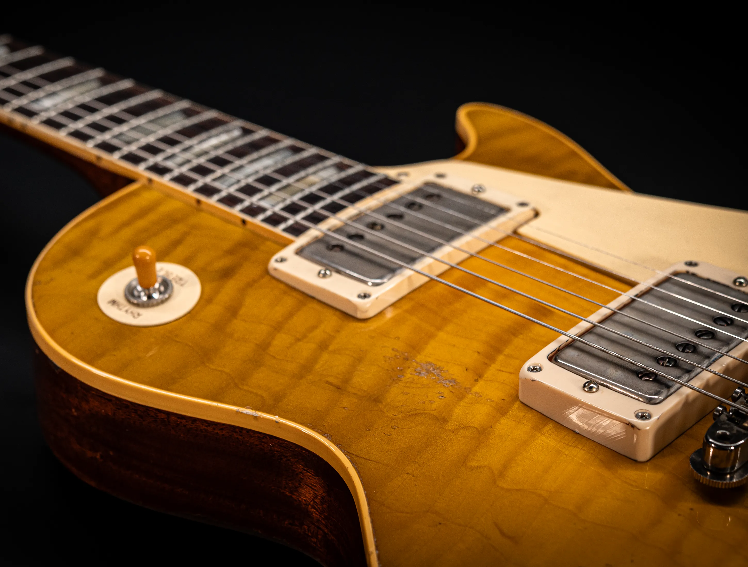 a172385 Gibson Les Paul 1959 Reissue Murphy Lab Heavy Aged Green Lemon Fade Musikhaus-Hermann