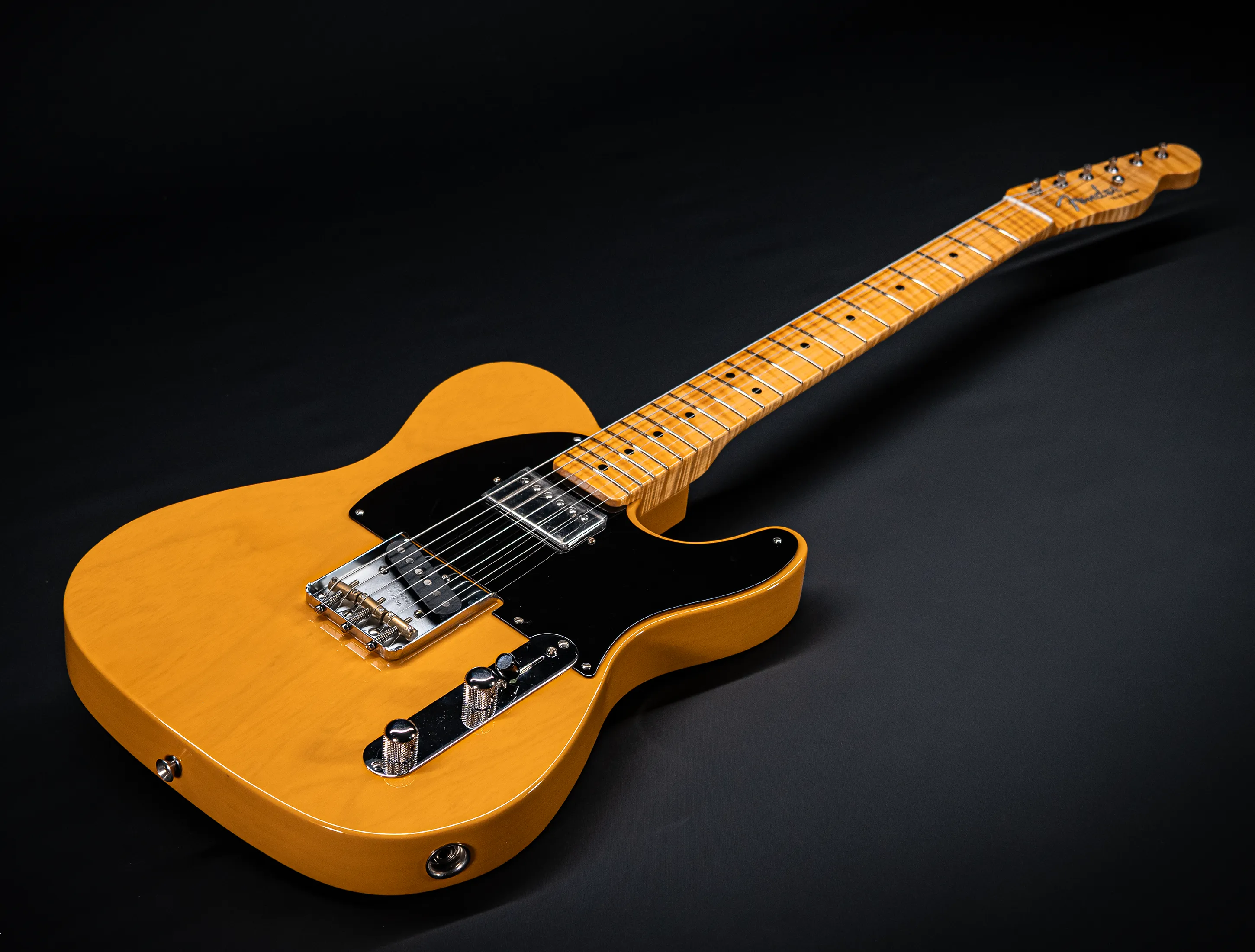 Fender MBD 1952 Humbucker Telecaster GLOSS NOS flame Neck - Butterscotch Blonde