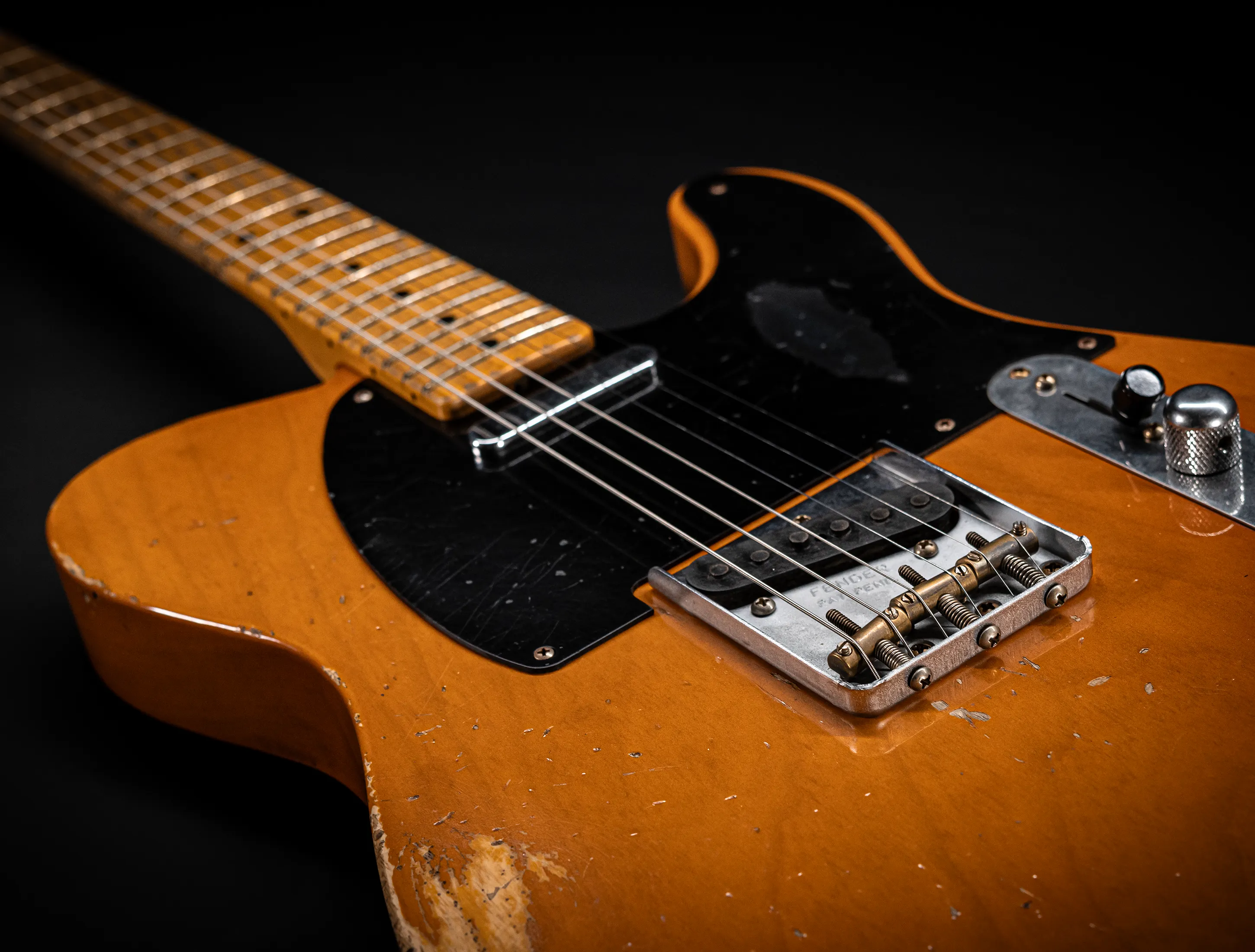Fender Senior Masterbuilt Jason Smith 1952 Telecaster Relic - 1pc Ash Butterscotch Blonde
