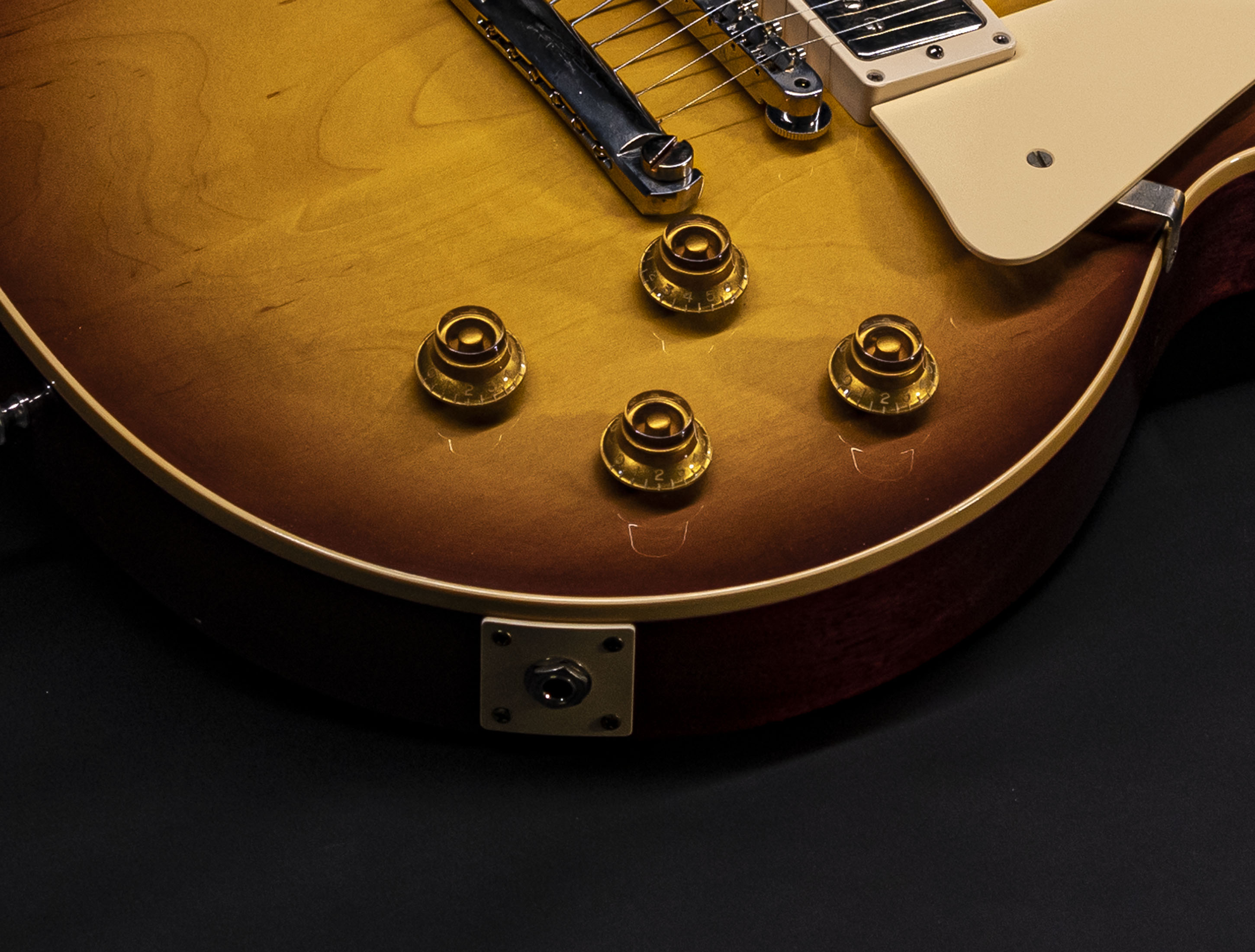 Show gallery (21 images) a10-6886 gibson-les-paul-1958-standard-reissue-vos-iced-tea-burst