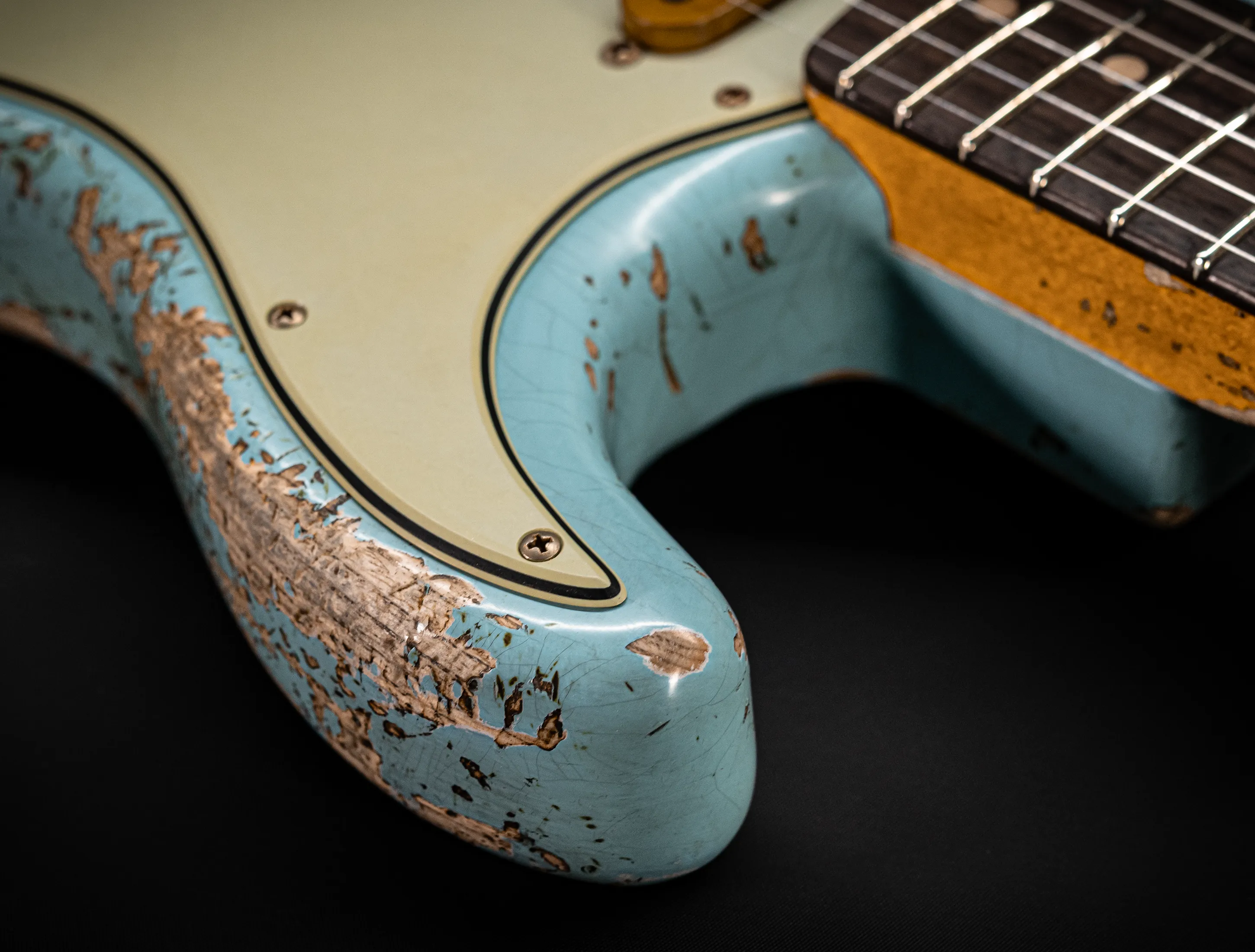 Fender MBD II 1962 Stratocaster MIDAS Super Heavy Relic - ASH Body Daphne Blue