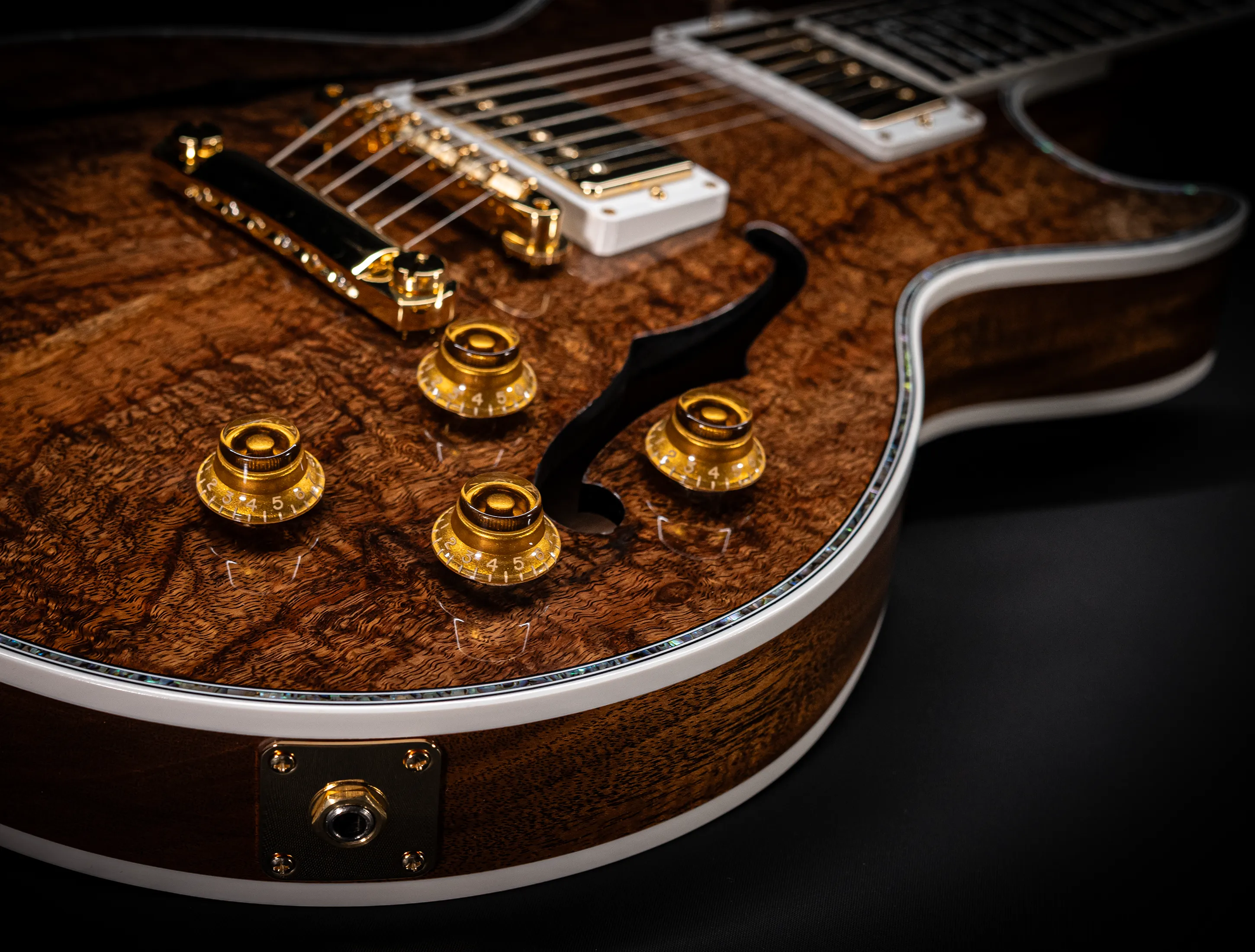 Gibson Les Paul ULTIMA BELLA VOCE Mastergrade Koa F-Hole GLOSS  - ONE-OF-A-KIND