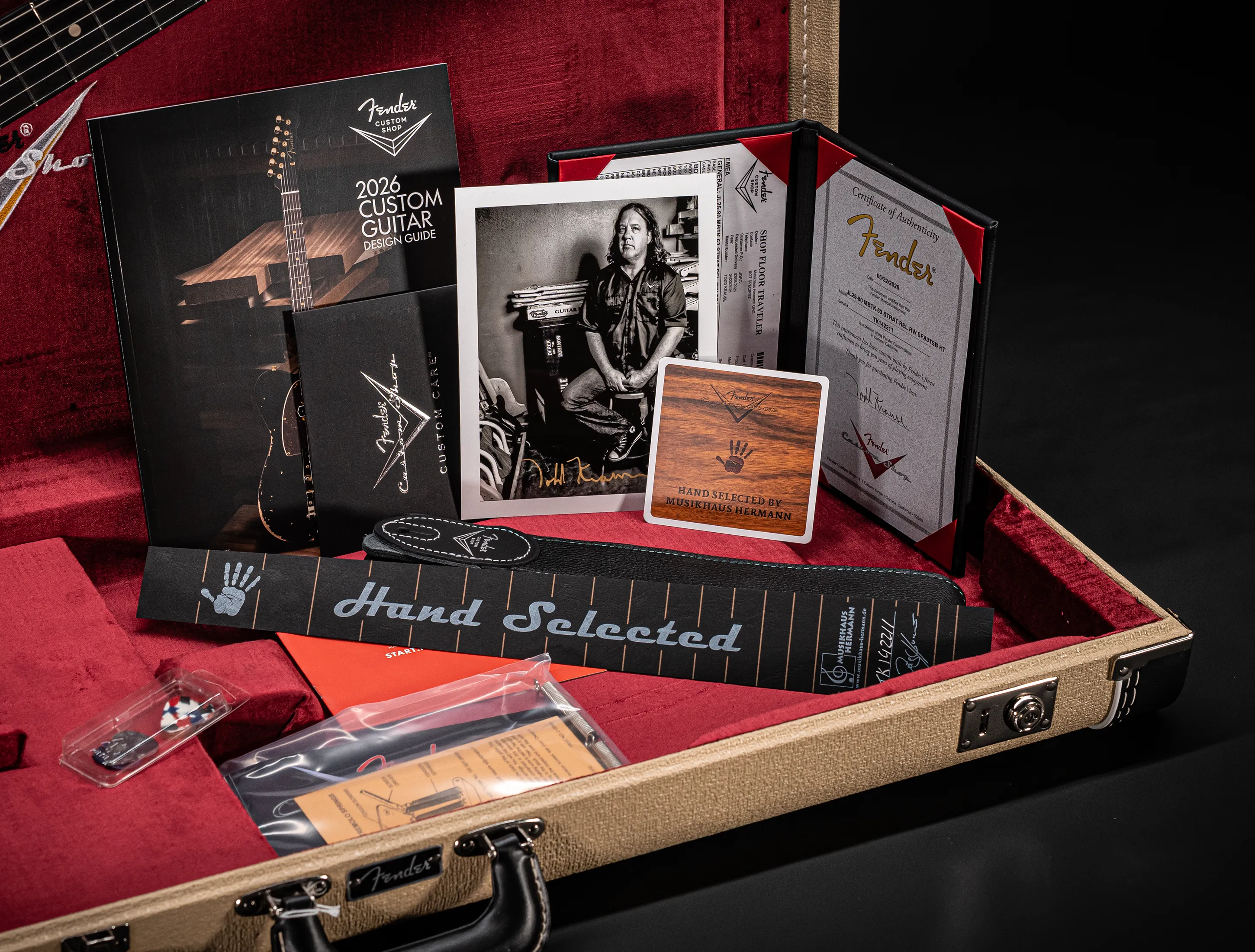Fender Senior Masterbuilt Todd Krause 1963 HARDTAIL Stratocaster Relic - Sunburst