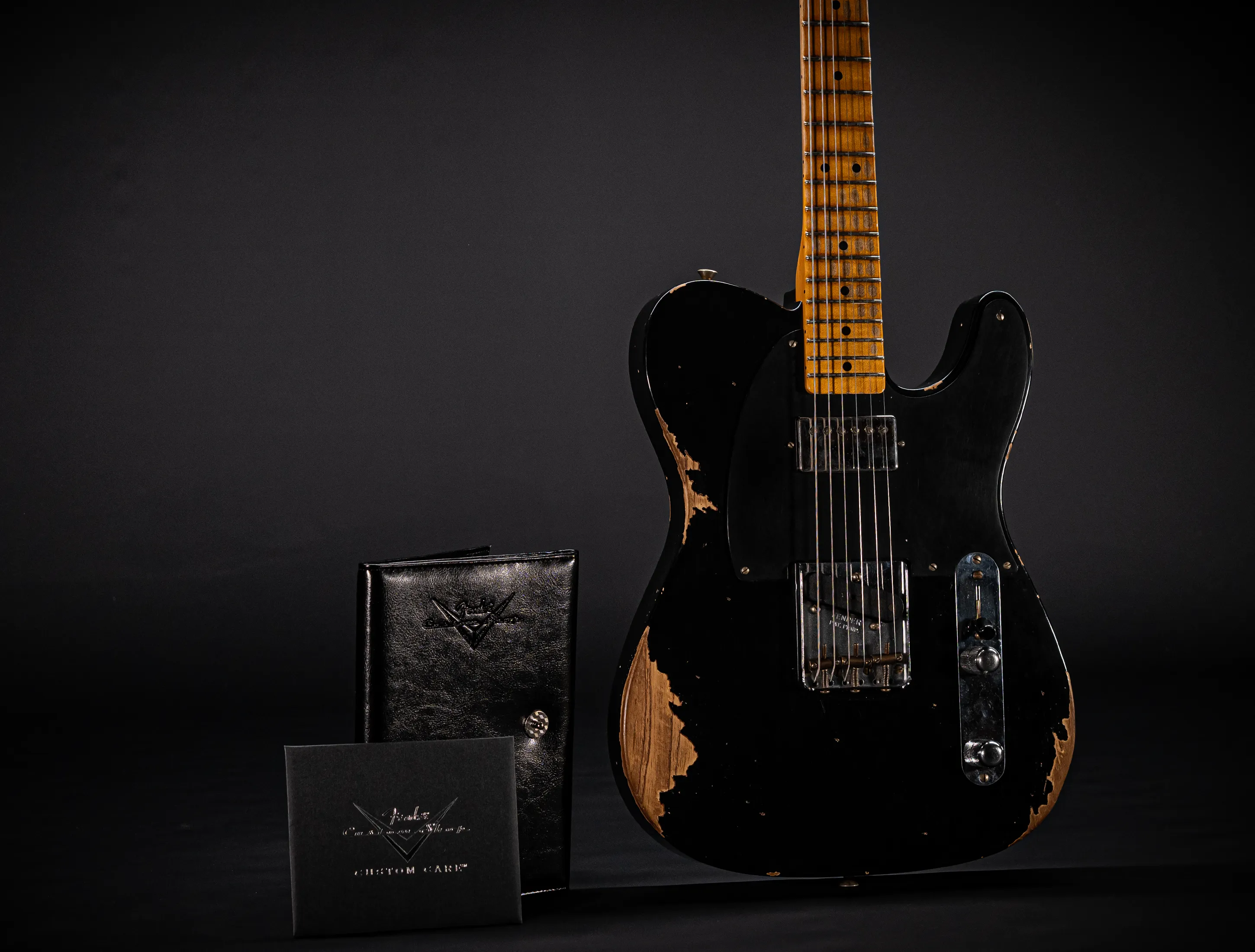 Fender MBD Limited 1952 Telecaster Humbucker Heavy Relic - Black