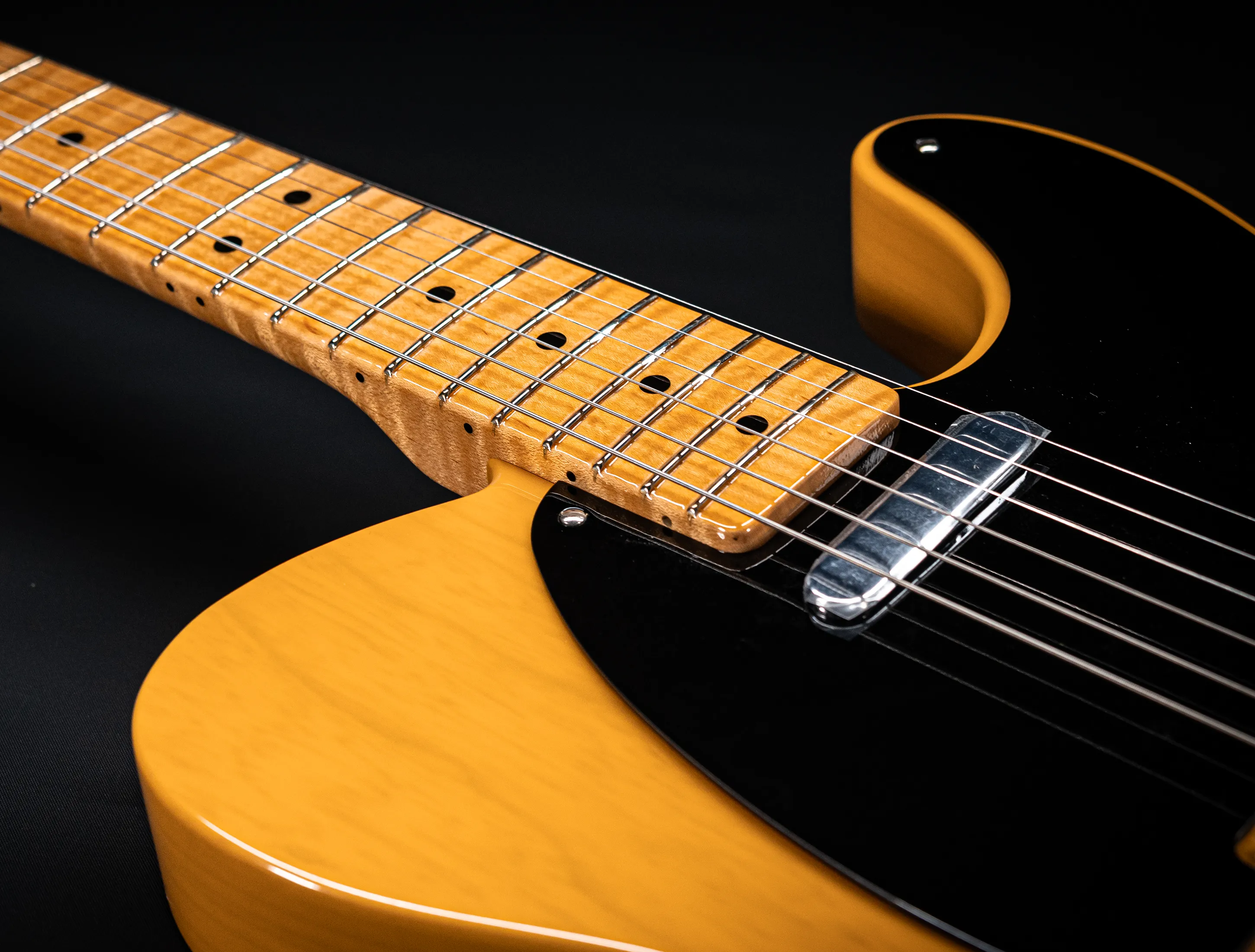 Fender MBD 1952 Telecaster GLOSS NOS flame Neck - Butterscotch Blonde