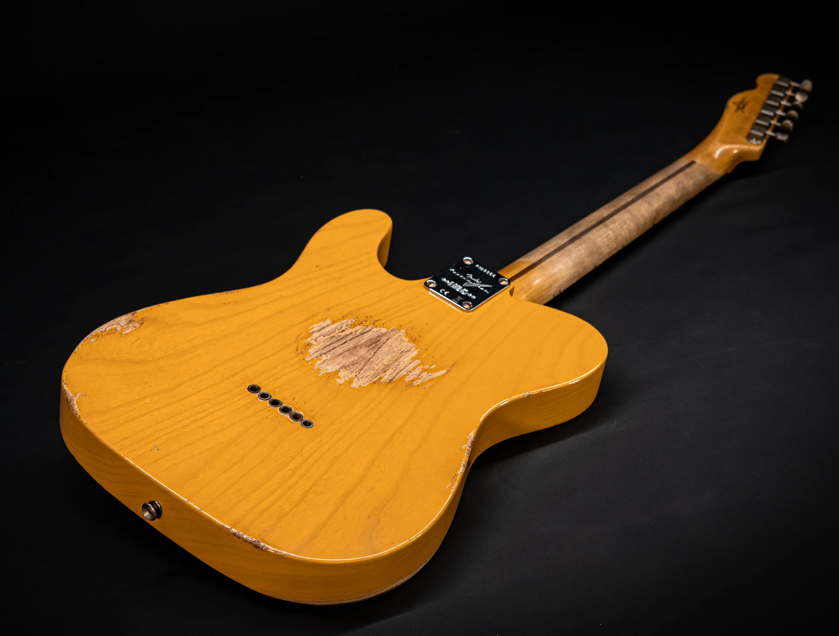 a173240Fender MBD Limited 1952 Humbucker Telecaster Heavy Relic - Butterscotch Blonde Muikhaus-Hermann