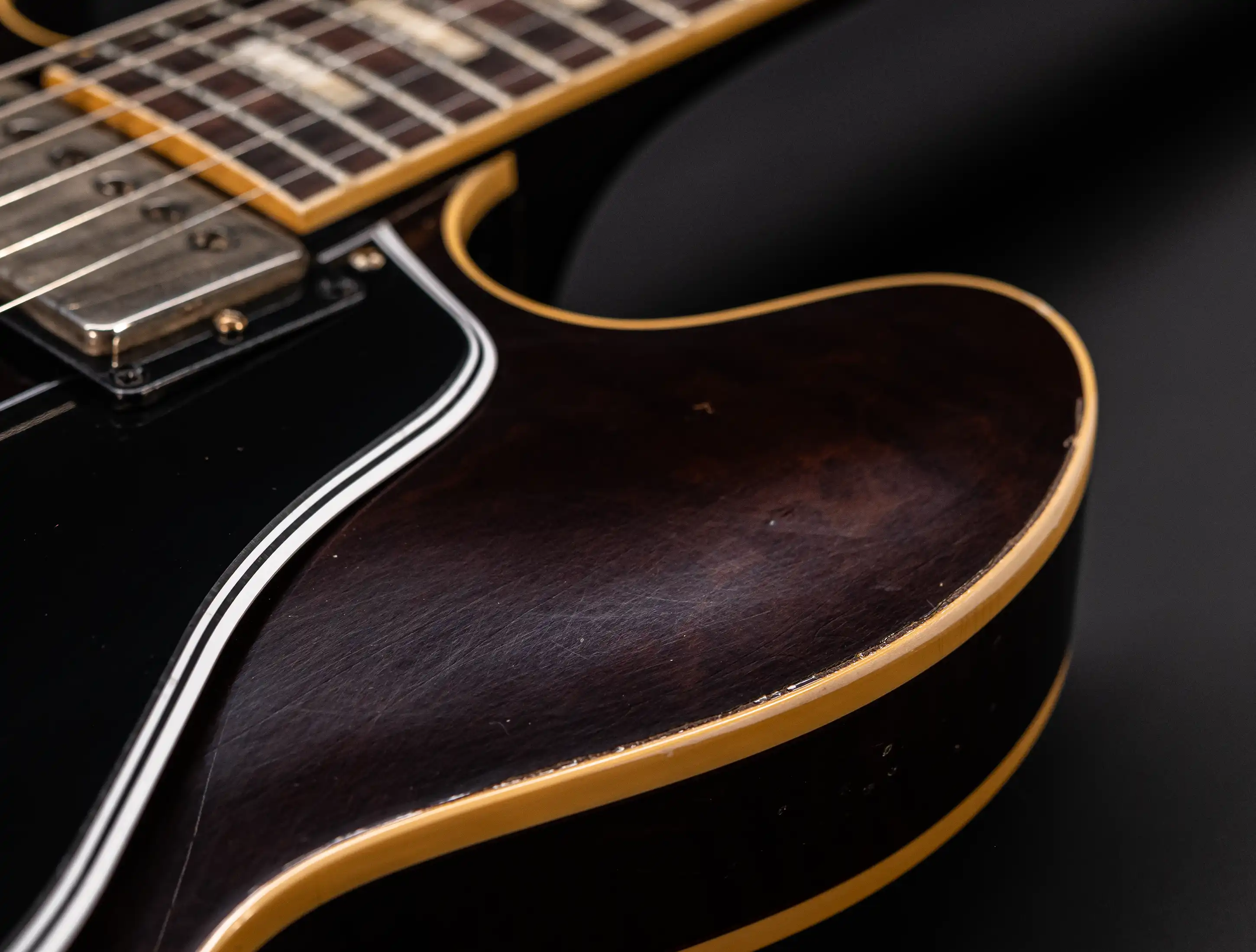 a154394 Gibson-ES-335-1964-Custom-Shop-Murphy-Lab-Heavy-Aged-Figured-Maple-Antique-Walnut-Stain