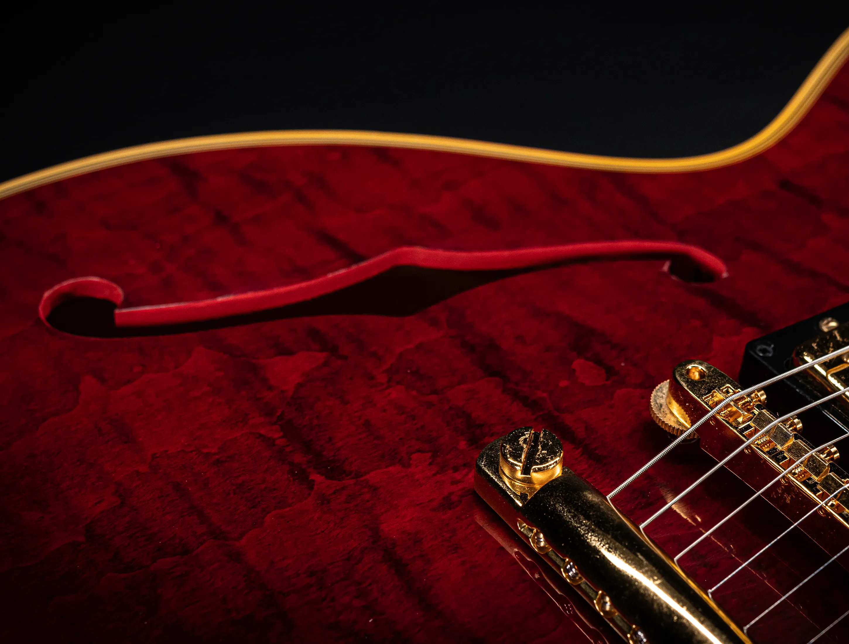 Gibson ES-355 1959 Custom Shop Murphy Lab Ultra Light Aged Figured Maple - Viking Red