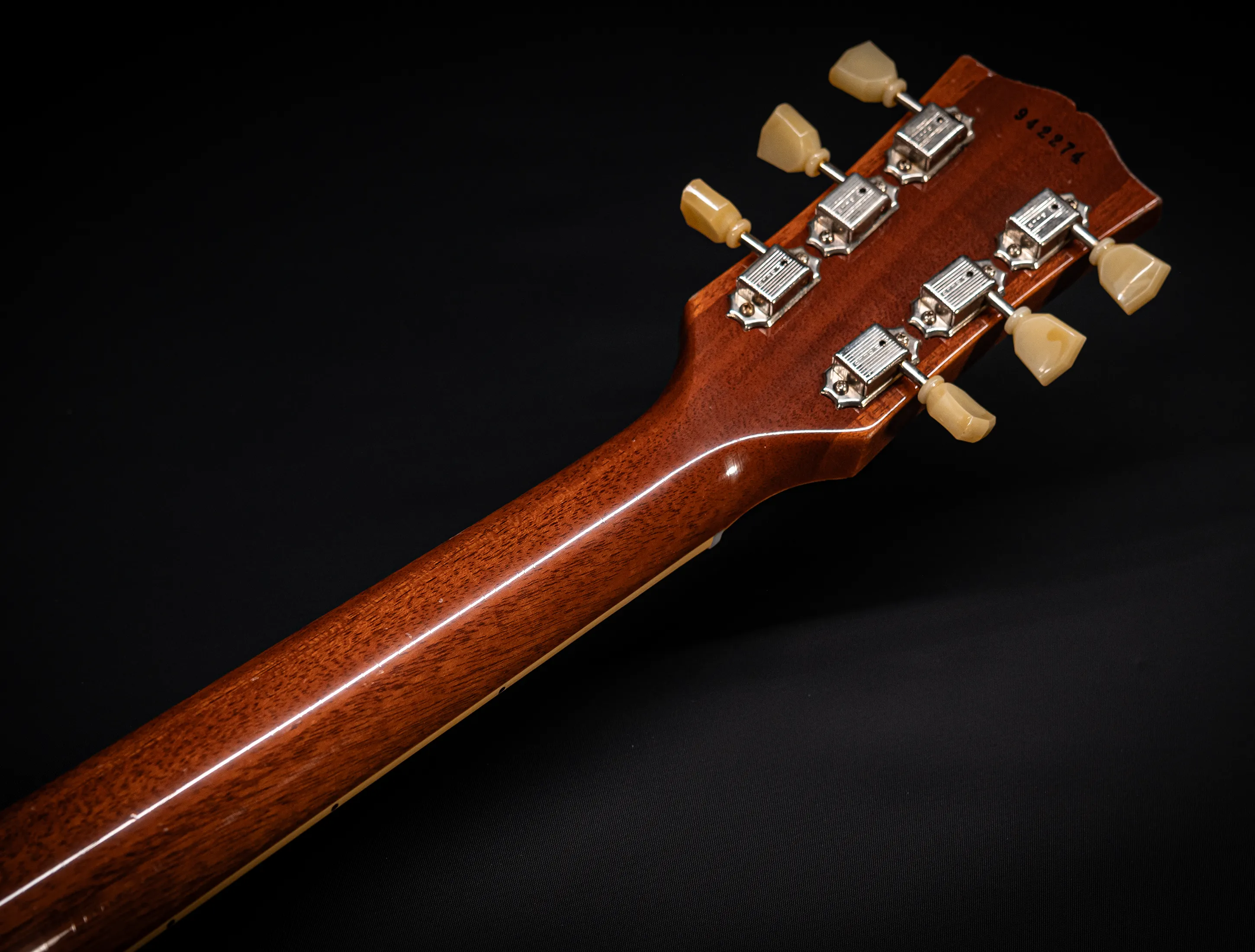 Show gallery (36 images) a163133 Gibson Les Paul 1959 Double Black Murphy LAB R9 Authentic Heavy Aged - Butterscotch