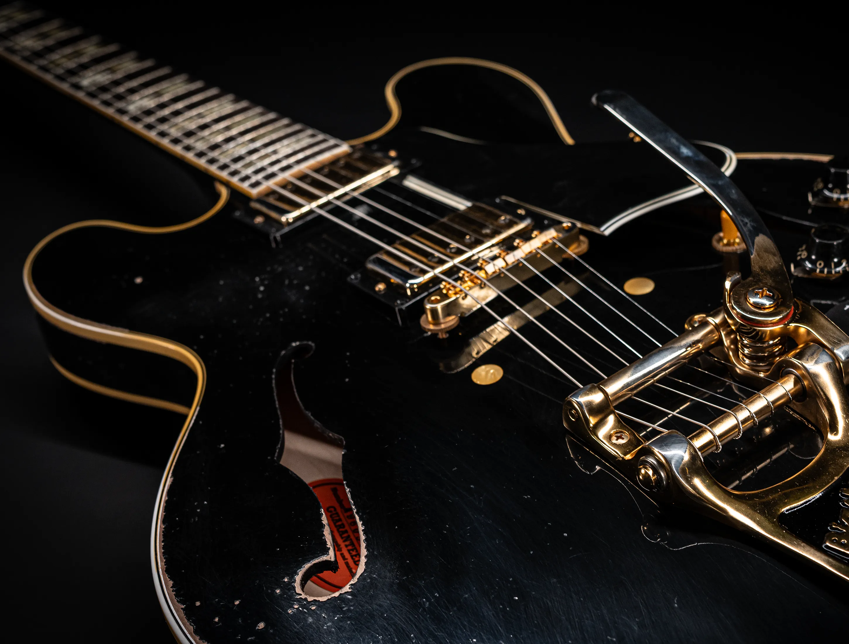 Gibson ES-345 1959 Bigsby Varitone Custom Shop Murphy Lab Heavy Aged - Ebony