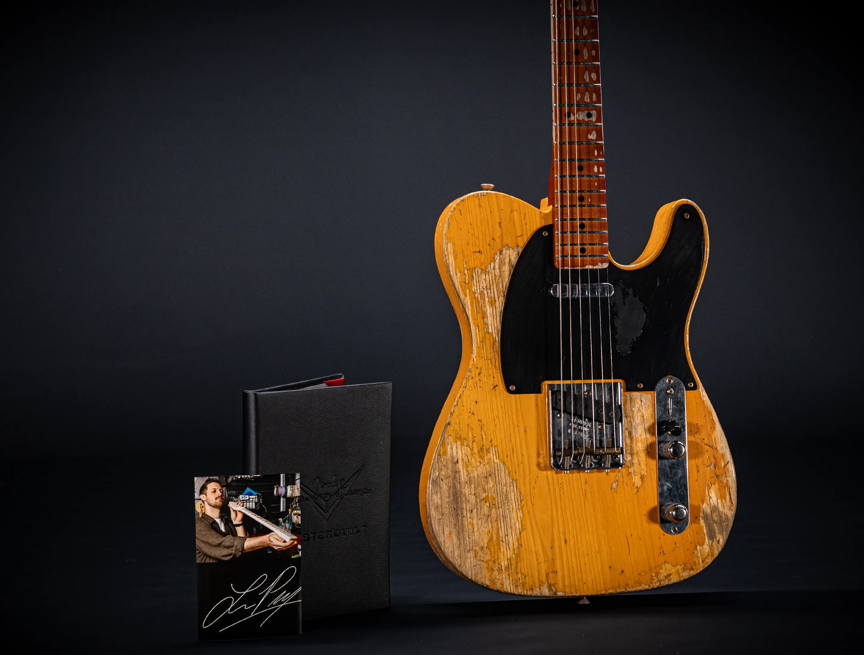 Fender Masterbuilt Levi Perry 1952 Telecaster Super Heavy Relic - 1pc Ash Body Butterscotch Blonde