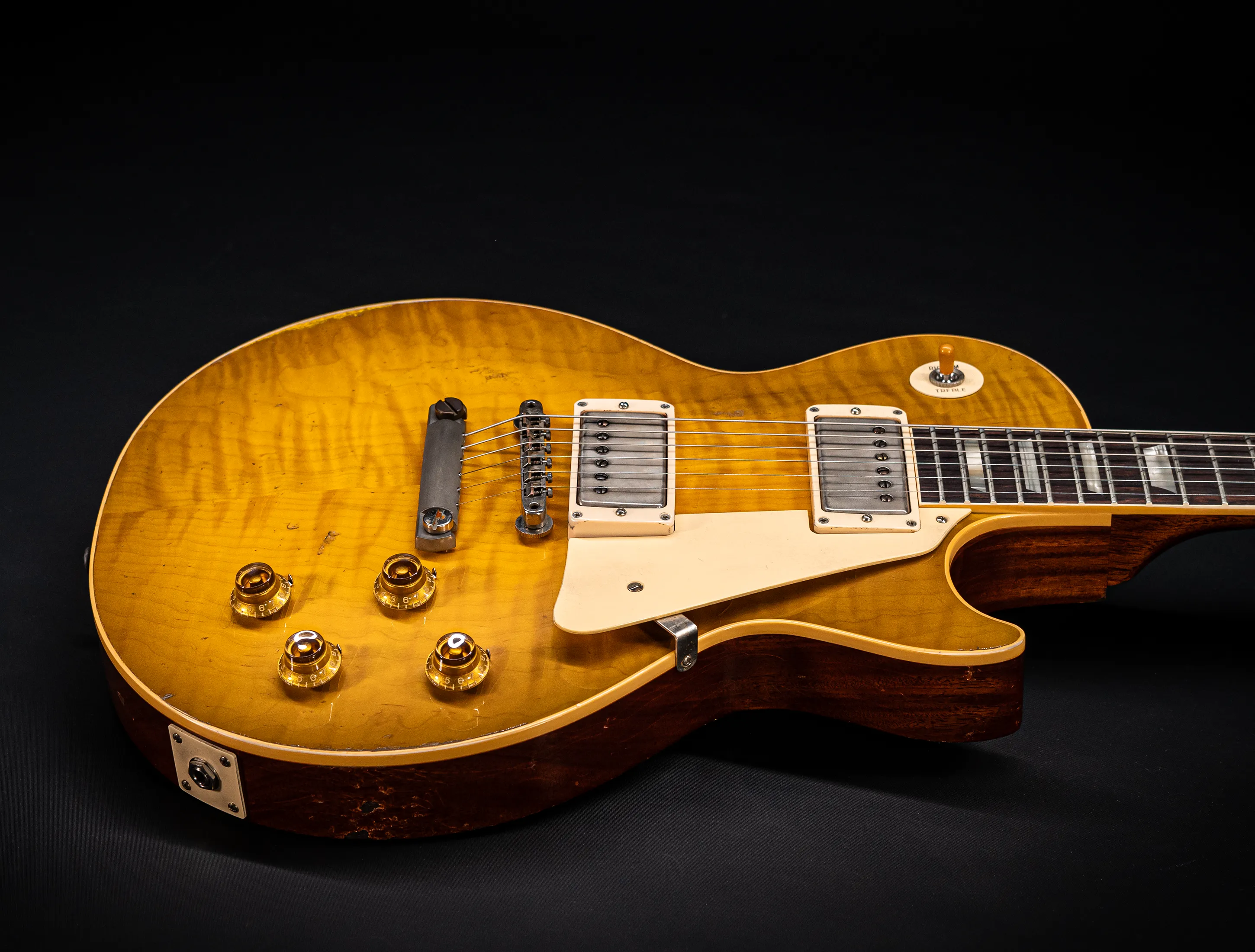 a172352 Gibson Les Paul 1959 Reissue Murphy Lab Heavy Aged Green Lemon Fade Musikhaus-Hermann