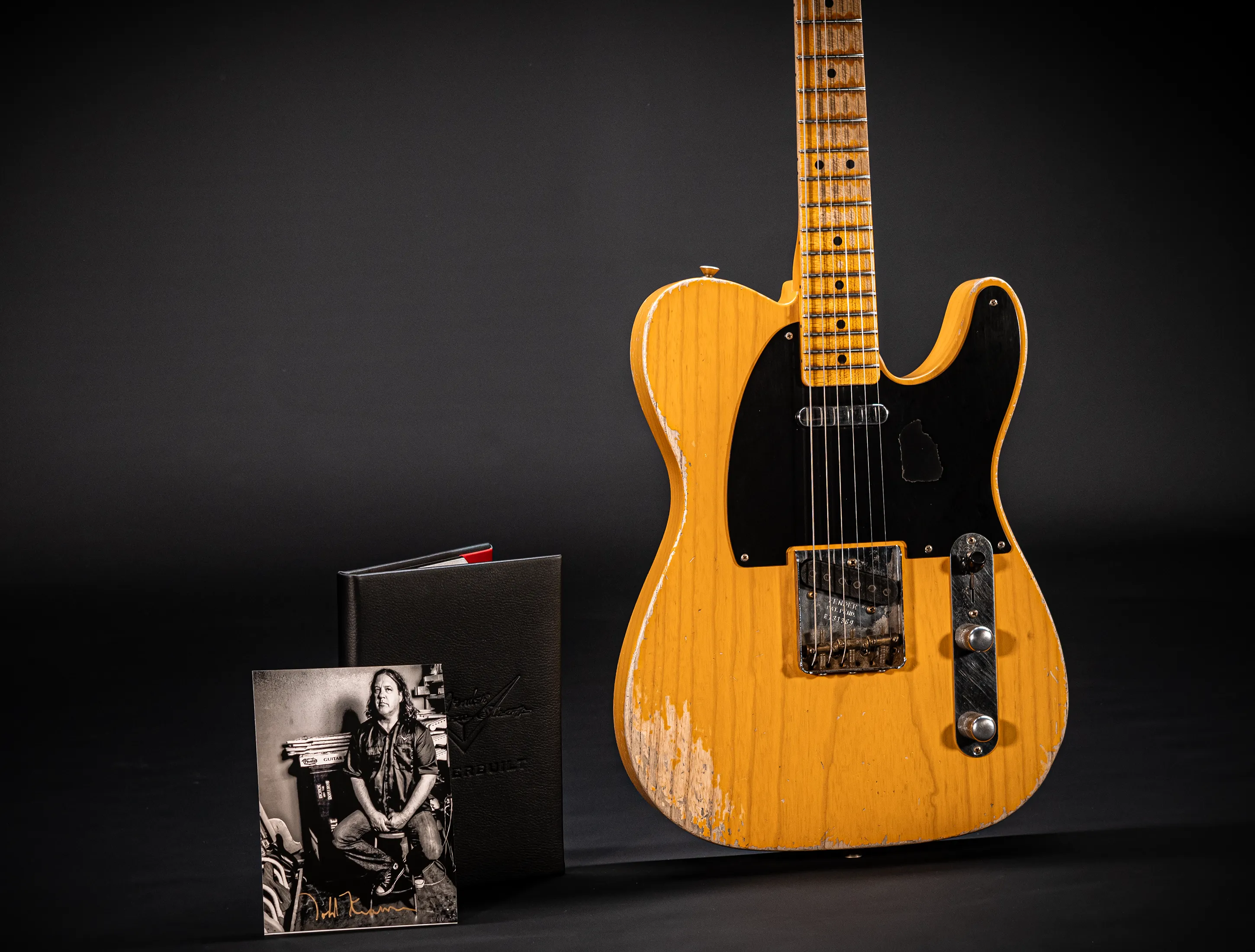 Fender Masterbuilt Todd Krause 1952 Telecaster Heavy Relic Butterscotch Blonde