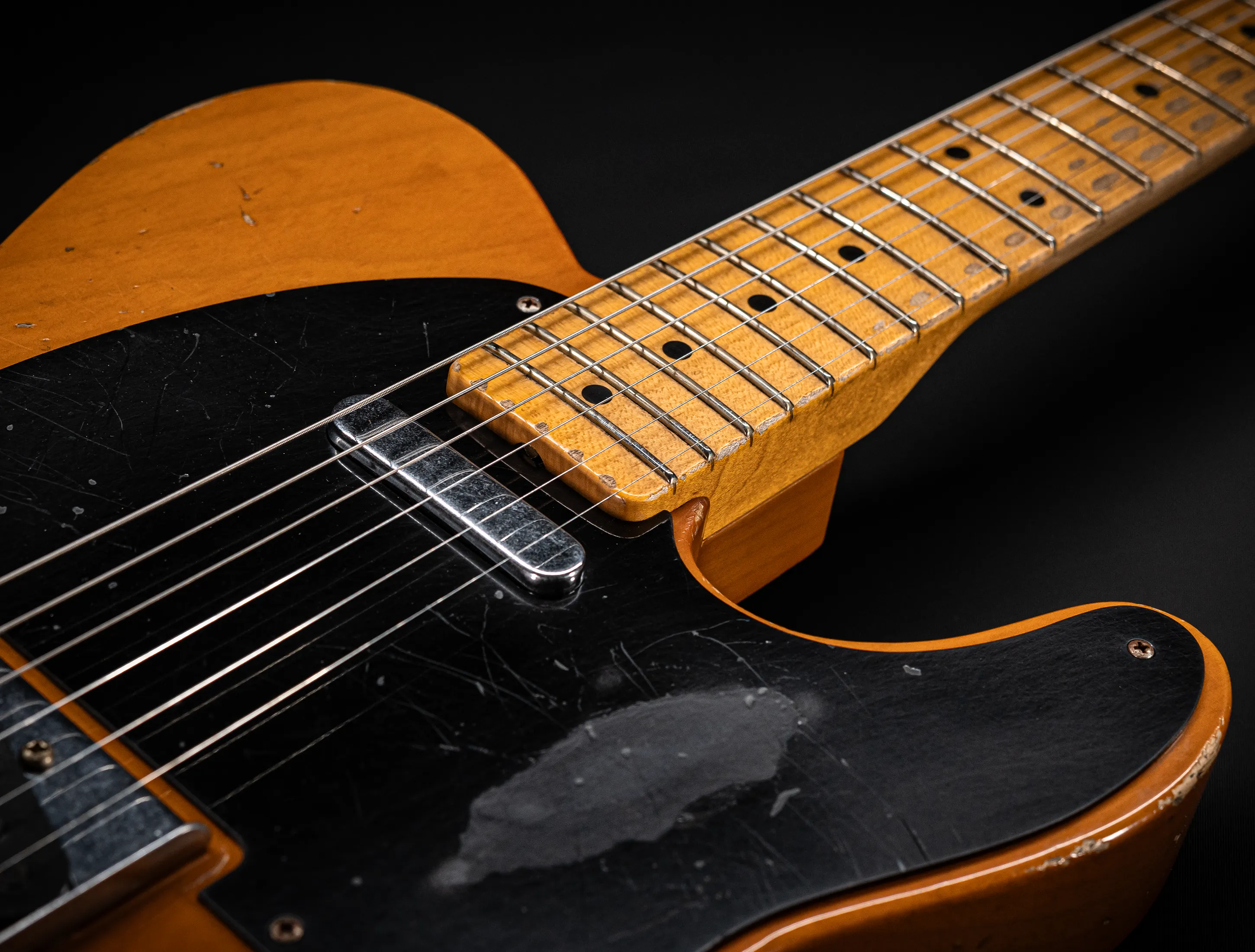 Fender Senior Masterbuilt Jason Smith 1952 Telecaster Relic - 1pc Ash Butterscotch Blonde