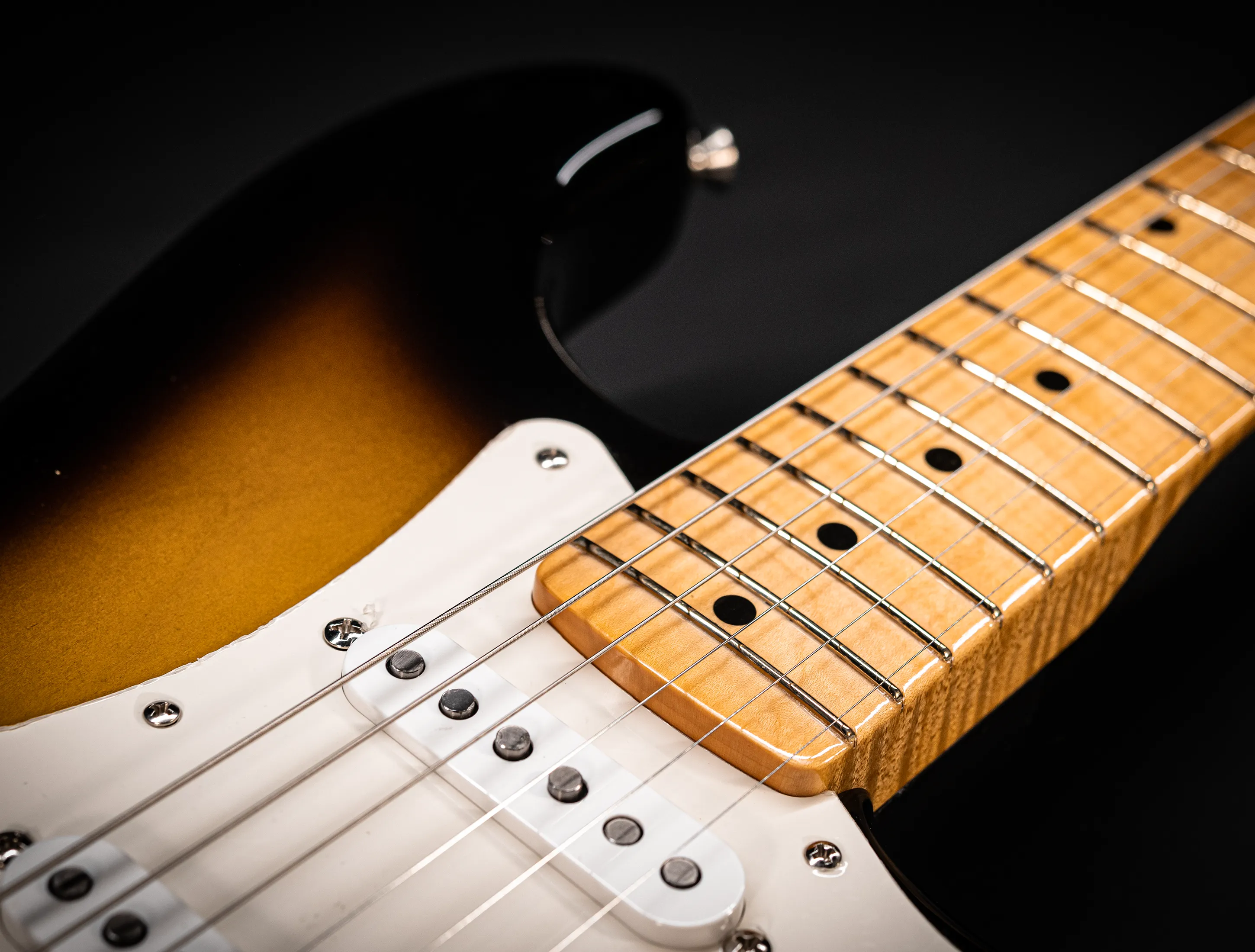 a164336 Fender MBD Limited 1957 Stratocaster Timeless NOS flame Neck - Sunburst