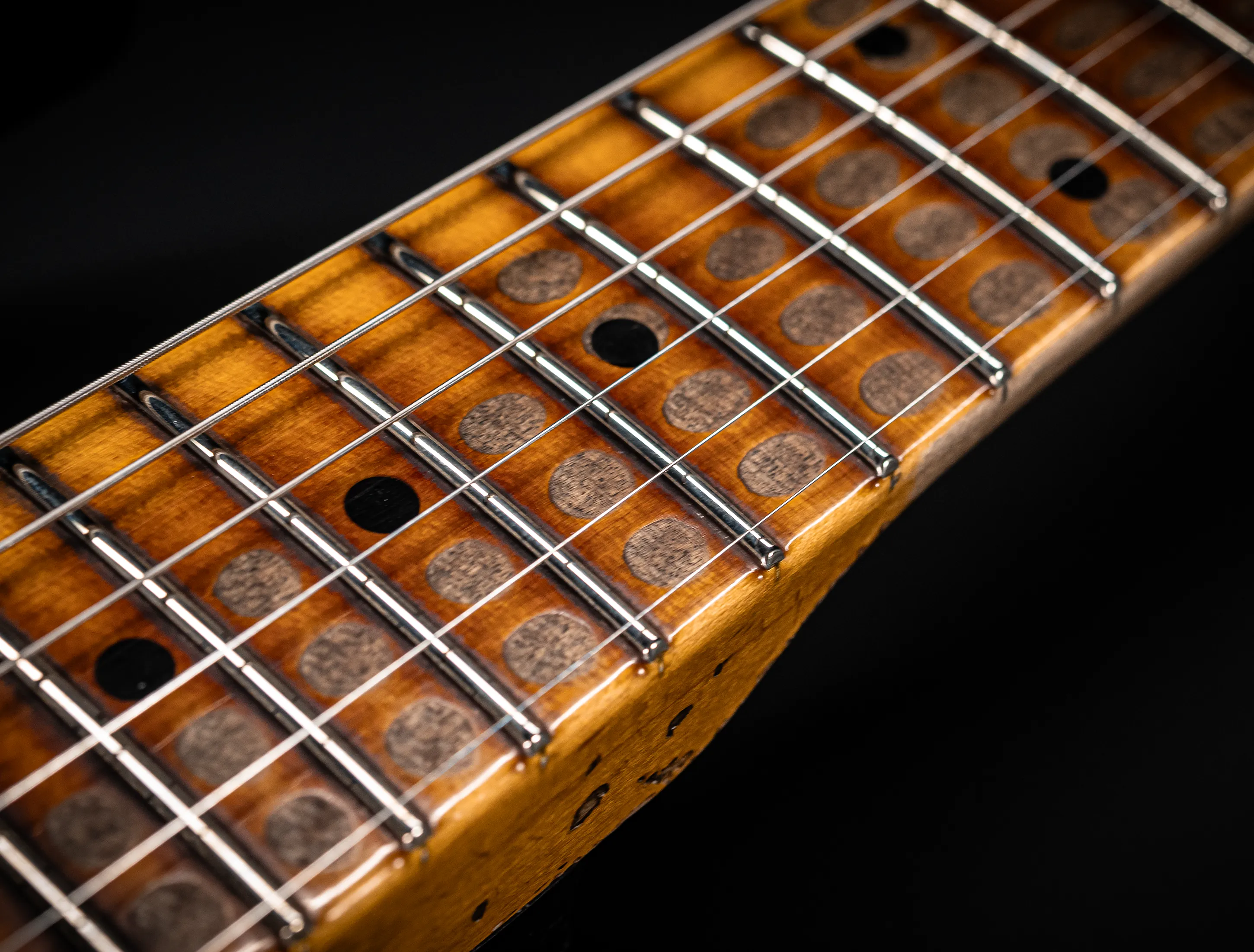 Fender MBD II 1962 Humbucker Stratocaster MIDAS Super Heavy Relic - ASH Body Maple Neck Sunburst