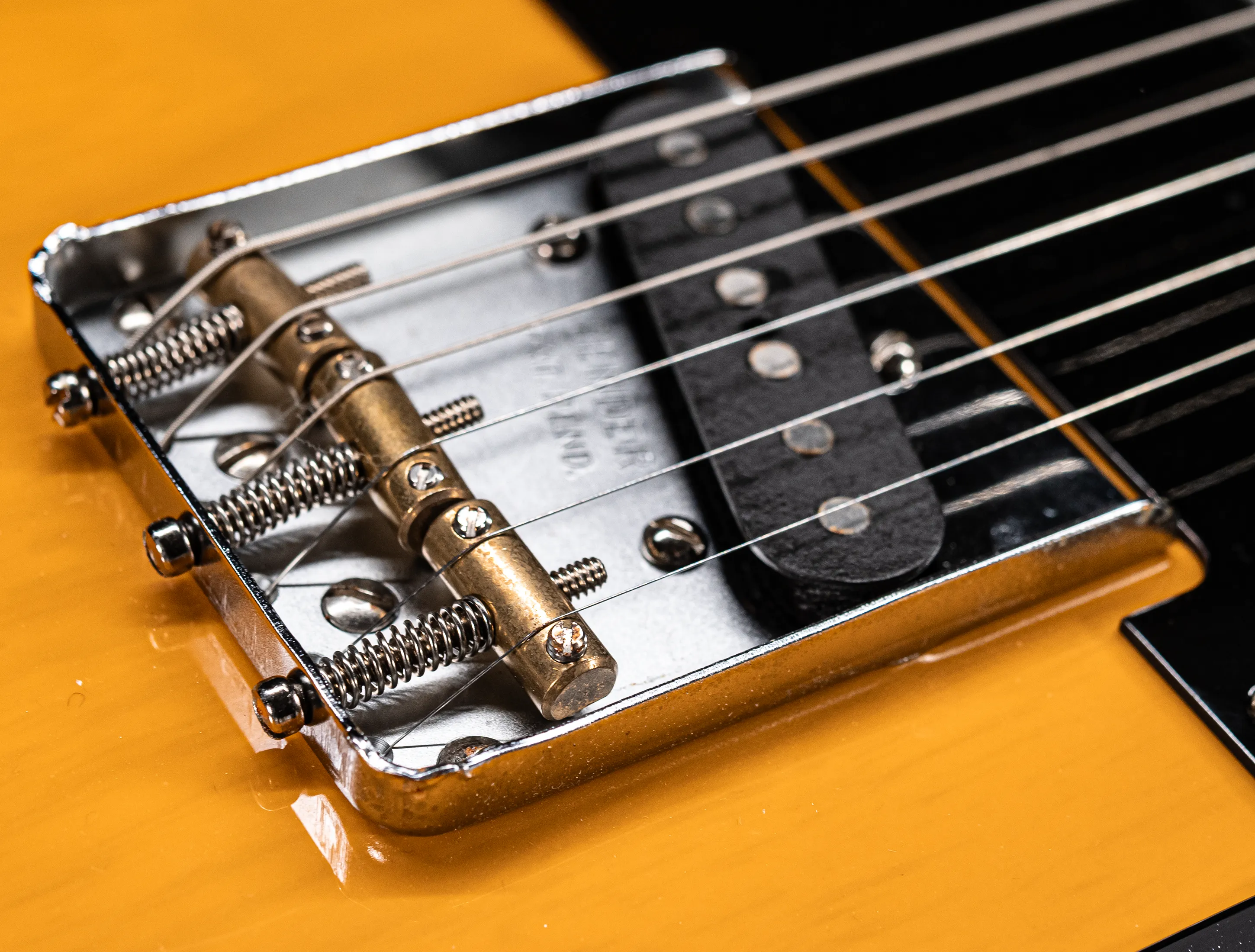 Fender MBD 1952 Humbucker Telecaster GLOSS NOS flame Neck - Butterscotch Blonde