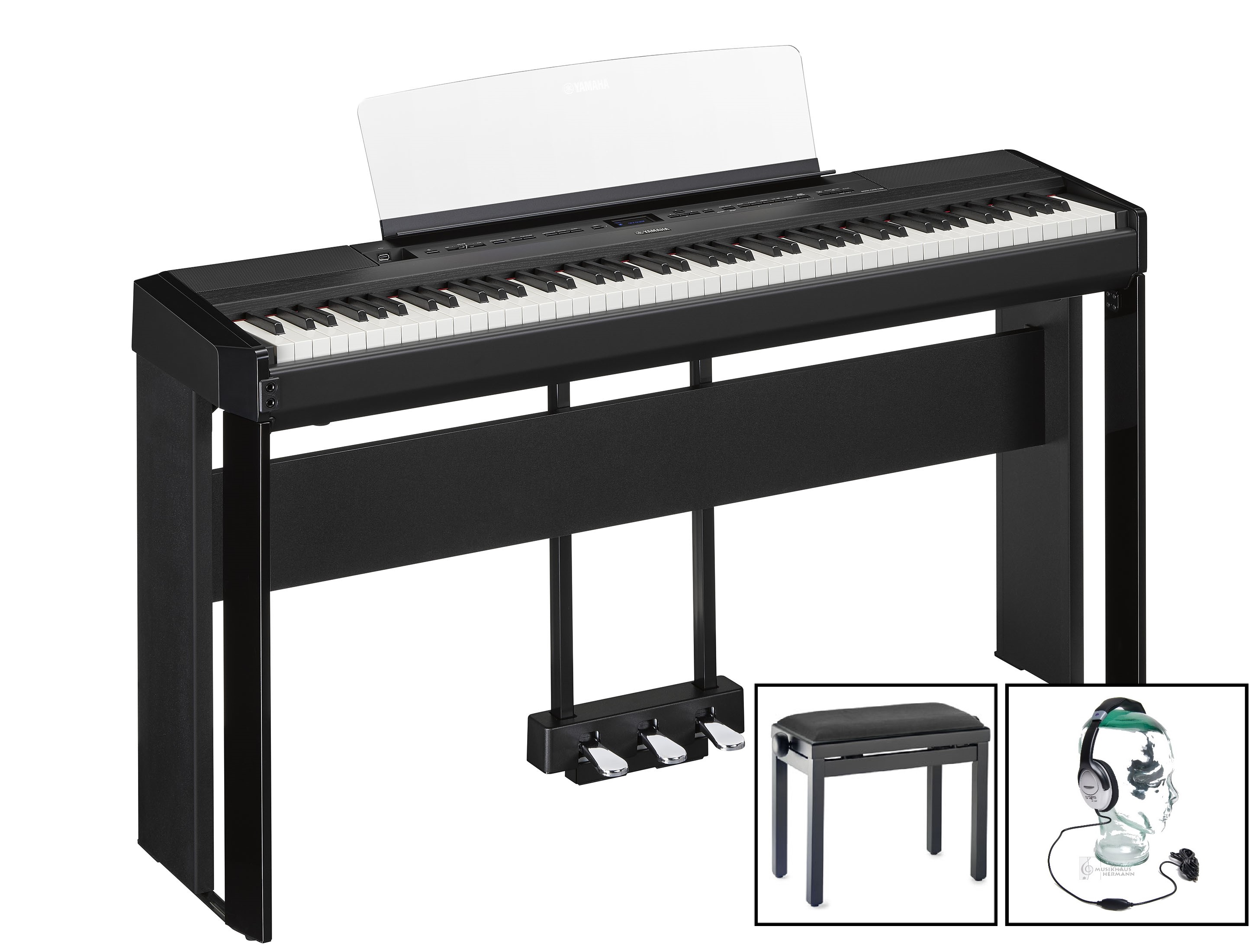 Yamaha P-525 B Black Home Design Set