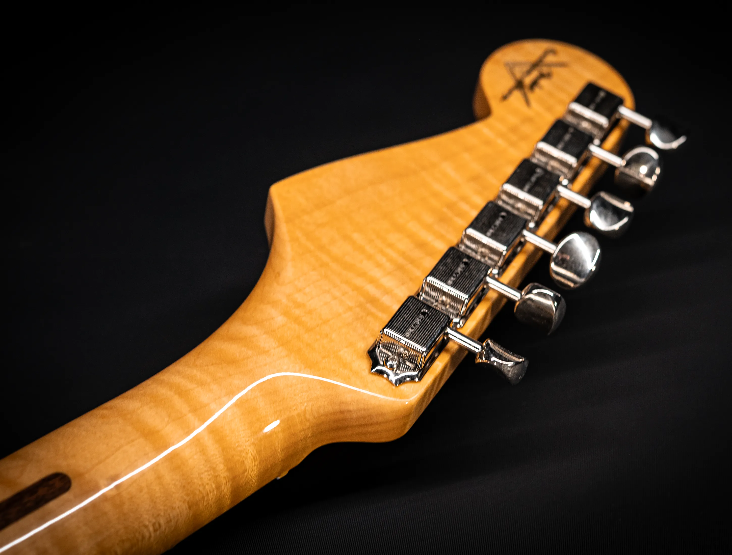 a164346 Fender MBD Limited 1957 Stratocaster Timeless NOS flame Neck - Sunburst